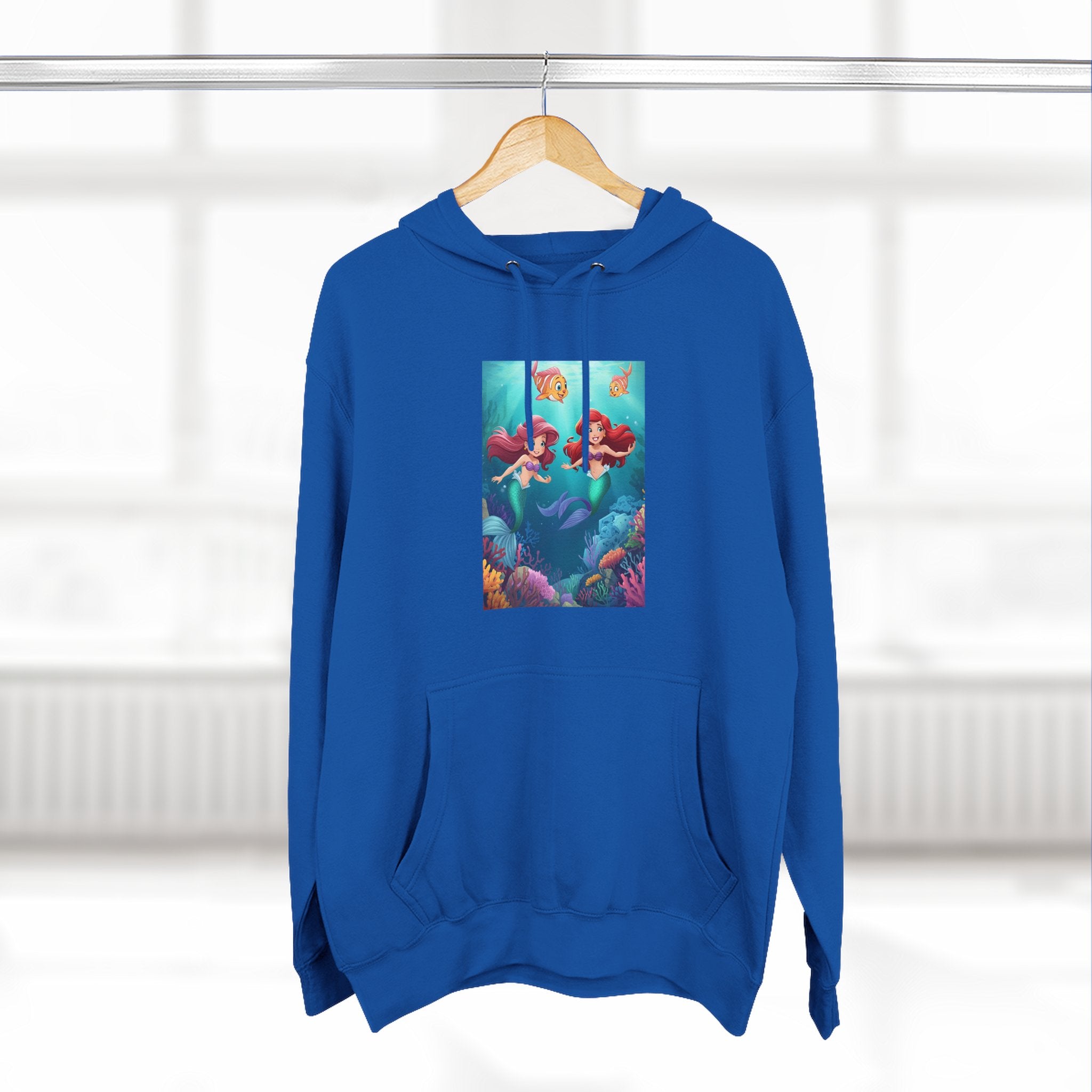 Mermaid Three-Panel Fleece Hoodie
