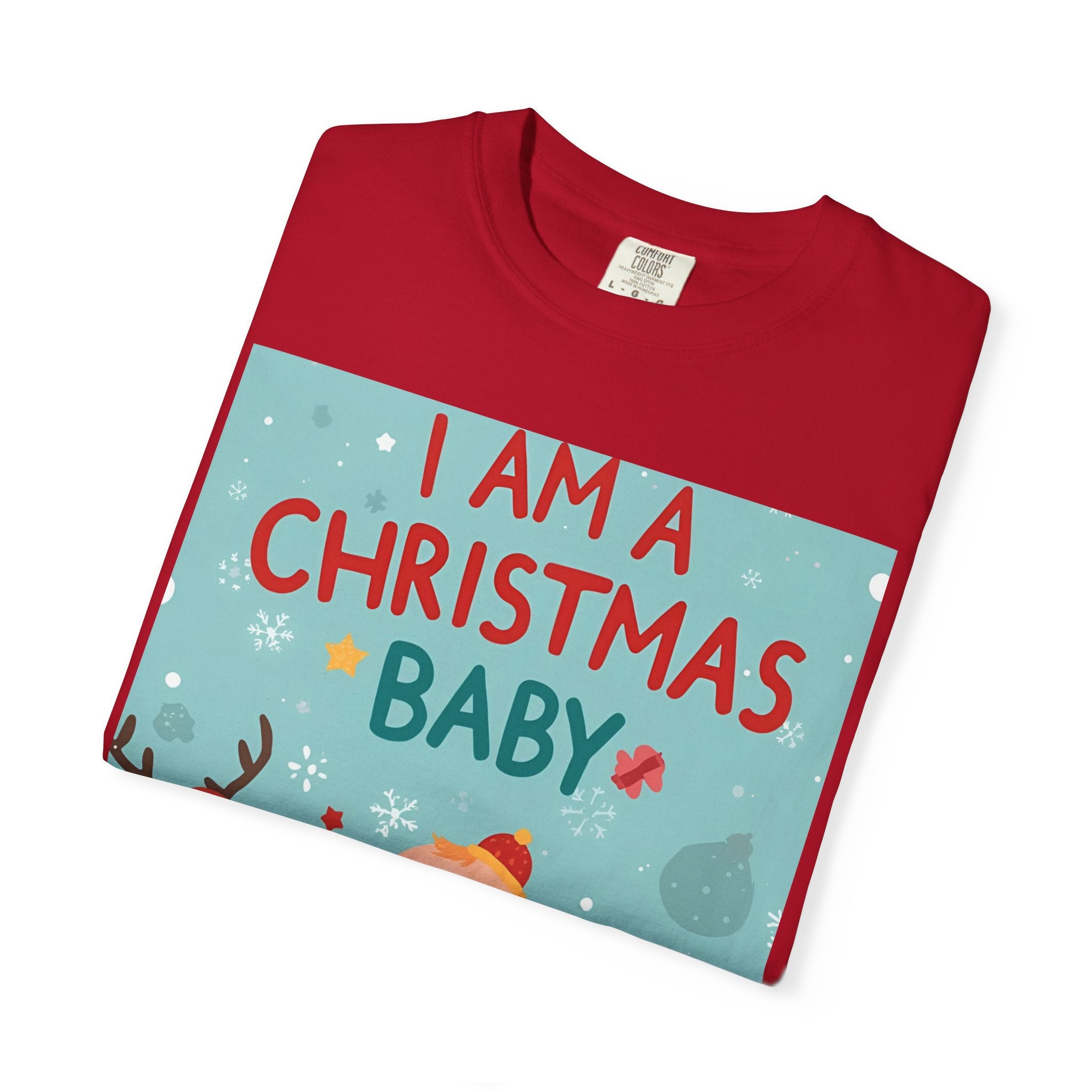 Christmas Baby T-shirt, Cute Christmas Shirt, Holiday Gift, Family Matching Tee, Unisex Kids Christmas Apparel, Baby's First Christmas