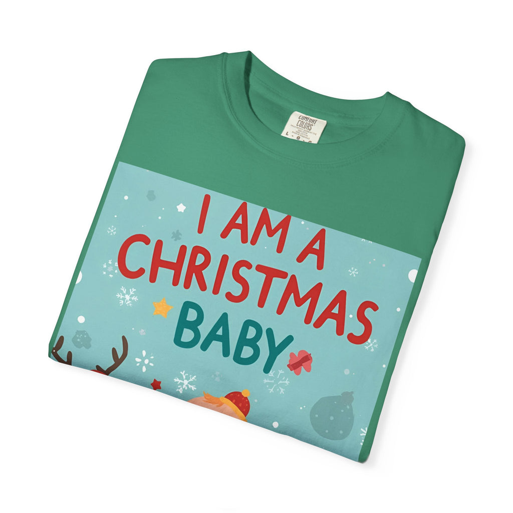 Christmas Baby T-shirt, Cute Christmas Shirt, Holiday Gift, Family Matching Tee, Unisex Kids Christmas Apparel, Baby's First Christmas