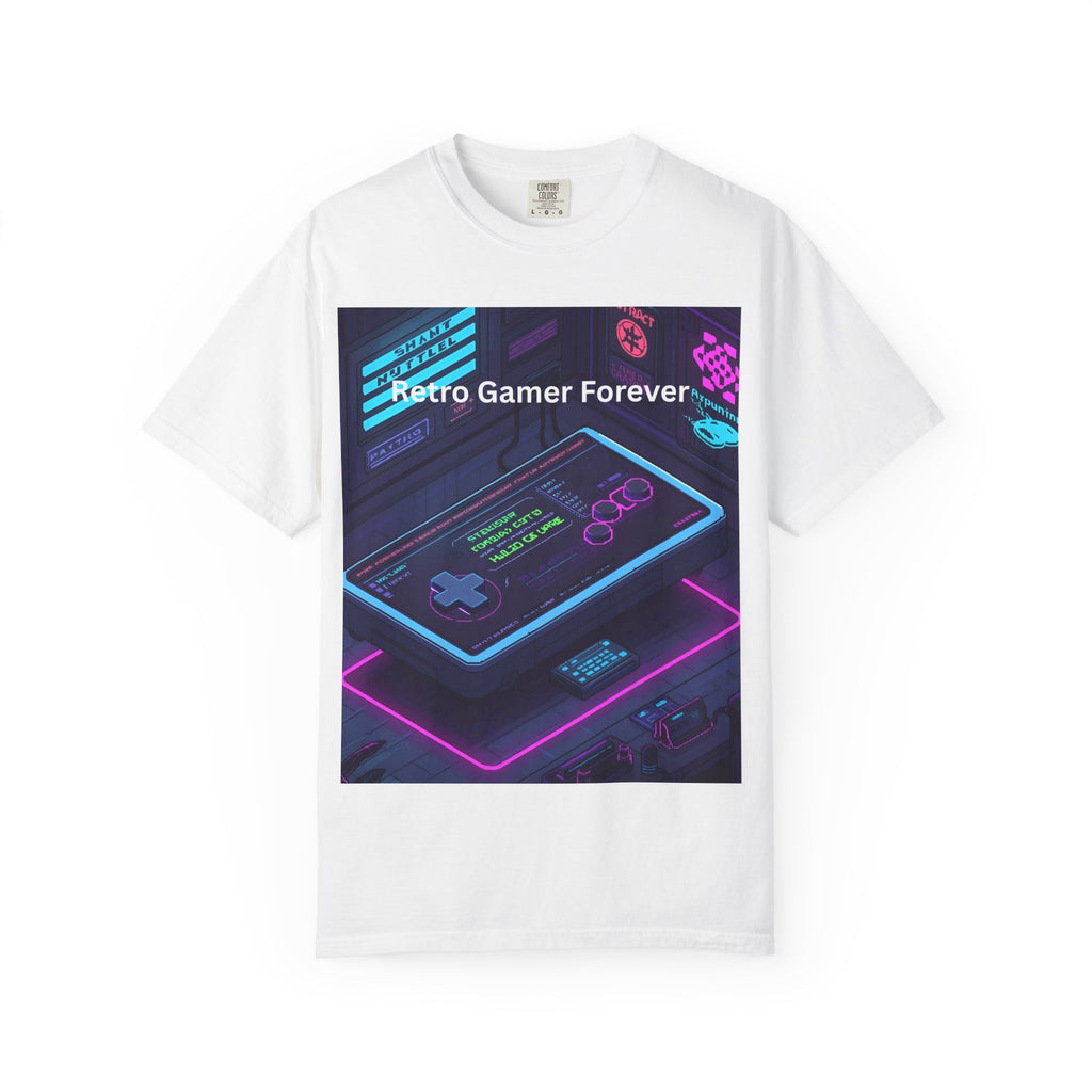 Retro Game Controller Unisex Garment-Dyed T-shirt