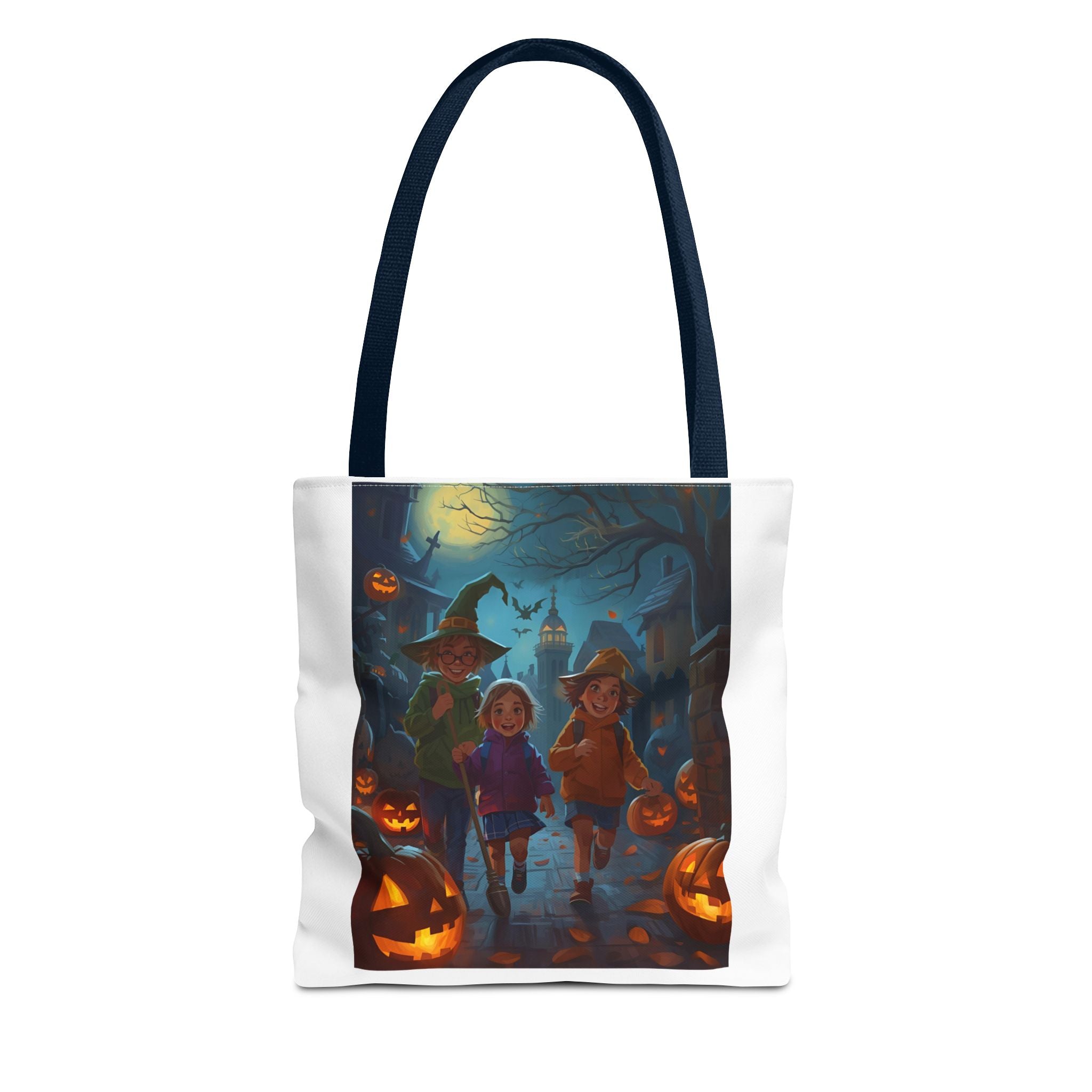 Halloween-Themed Tote Bag, Trick or Treat, Spooky Season, Kids Costume Accessory, Party Favor, Fall Festivities