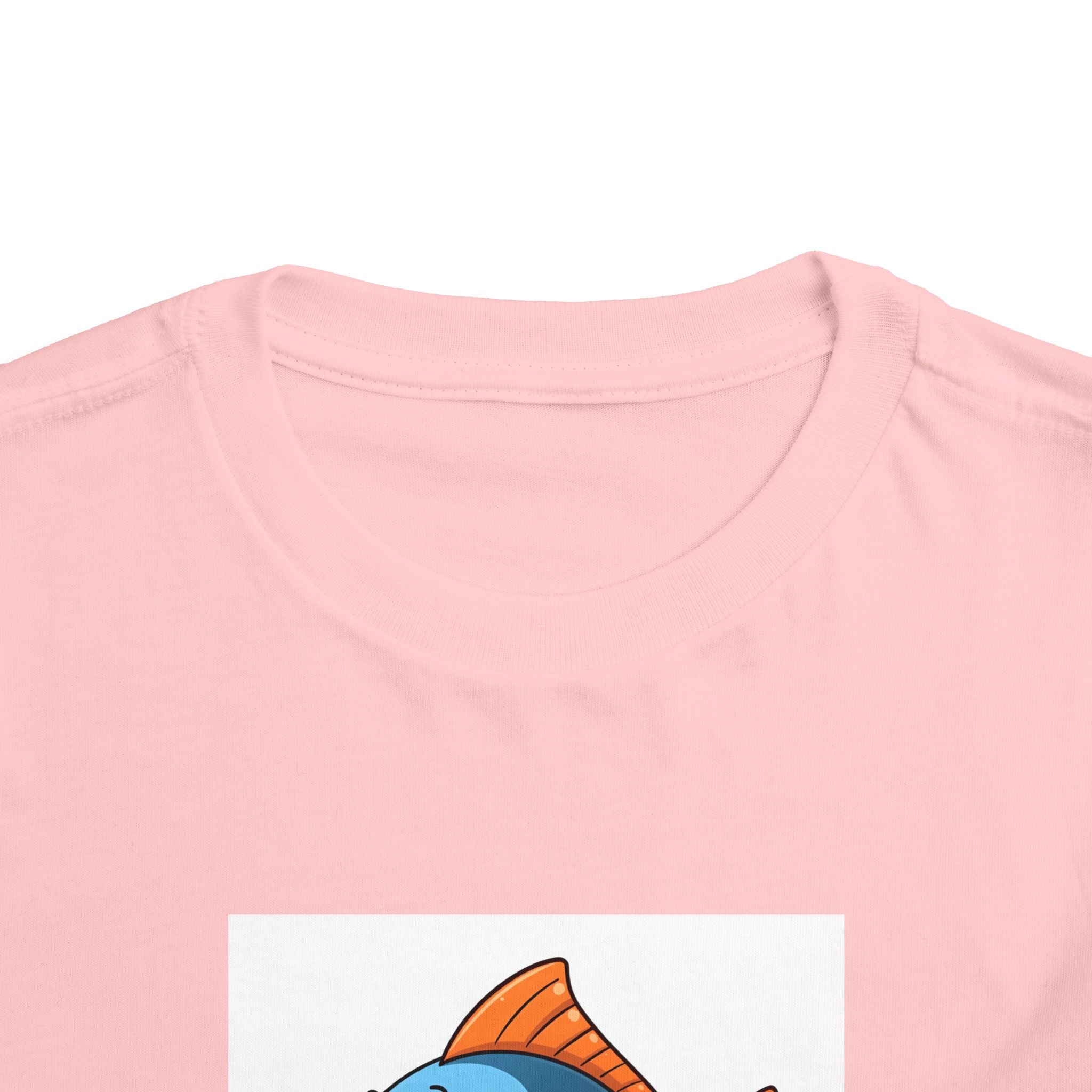 Here Fishy Fishy Fishy Toddler Short Sleeve Tee