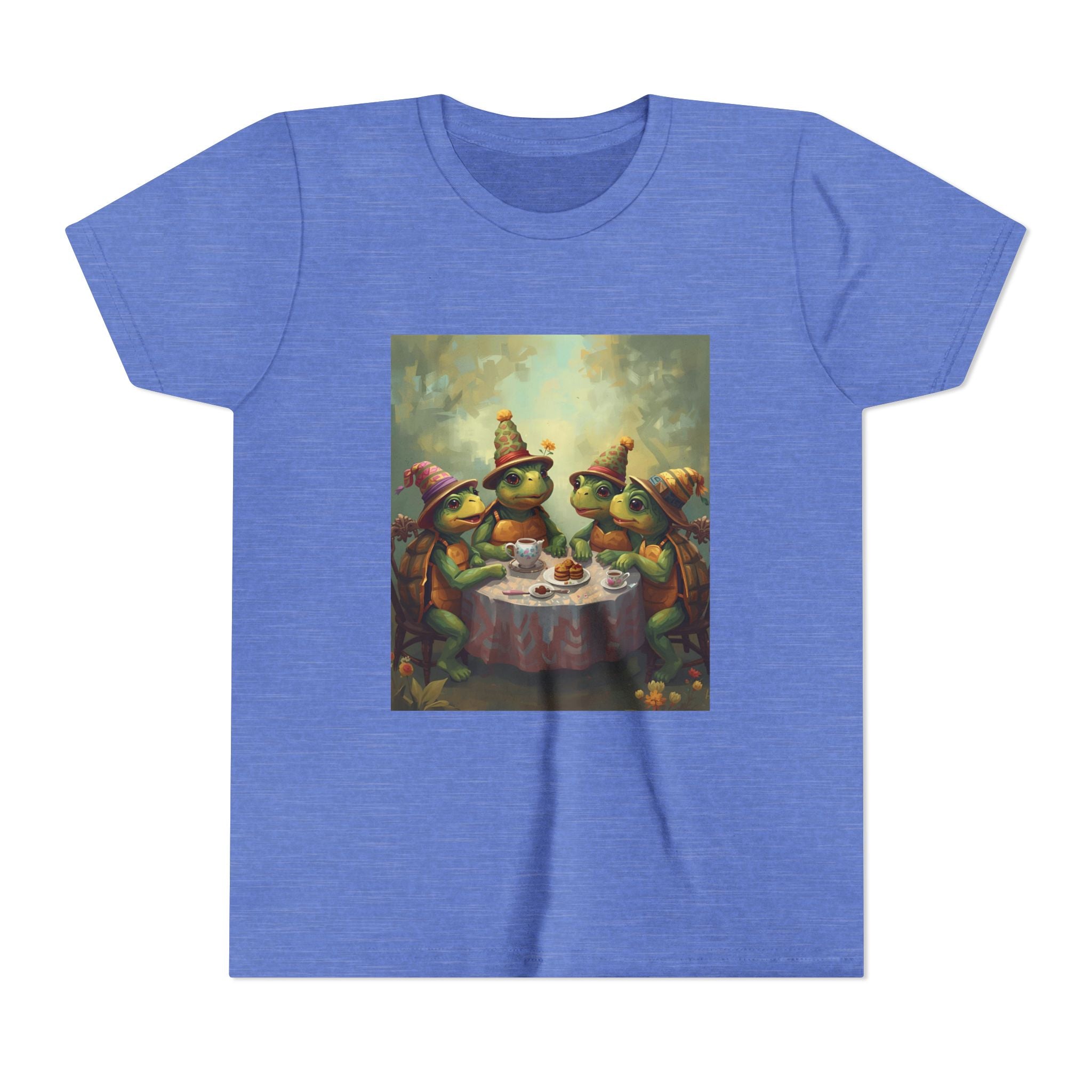 Whimsical Turtle Youth Short Sleeve Tee