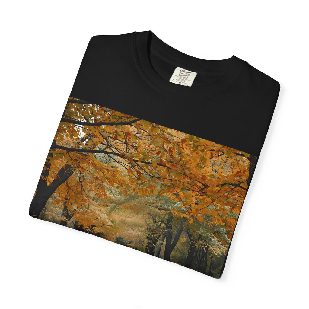 Autumn Pathway T-Shirt | Nature Lover Gift, Fall Fashion, Unisex Tee, Seasonal Wear, Cozy Vibes