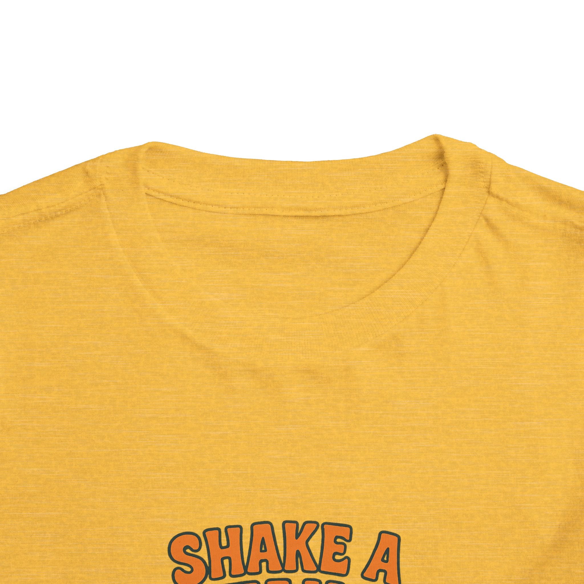 Shake A Tail Feather Funny Toddler Short Sleeve Tee