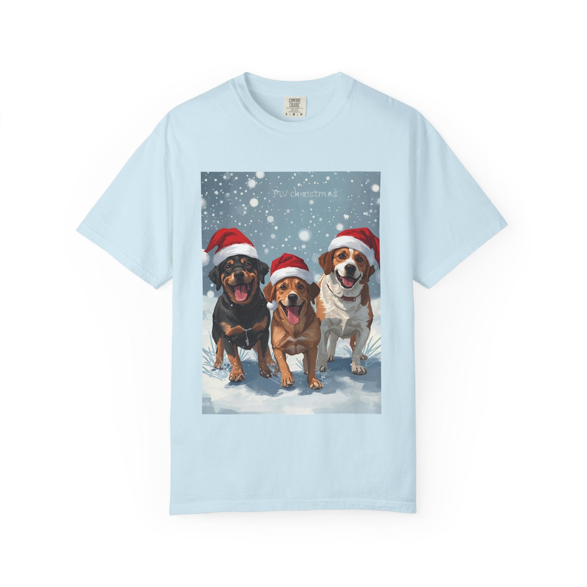 Christmas Dogs T-shirt, Holiday Pet Shirt, Gifts for Dog Lovers, Unisex Christmas Tee, Festive Dog Owner Apparel