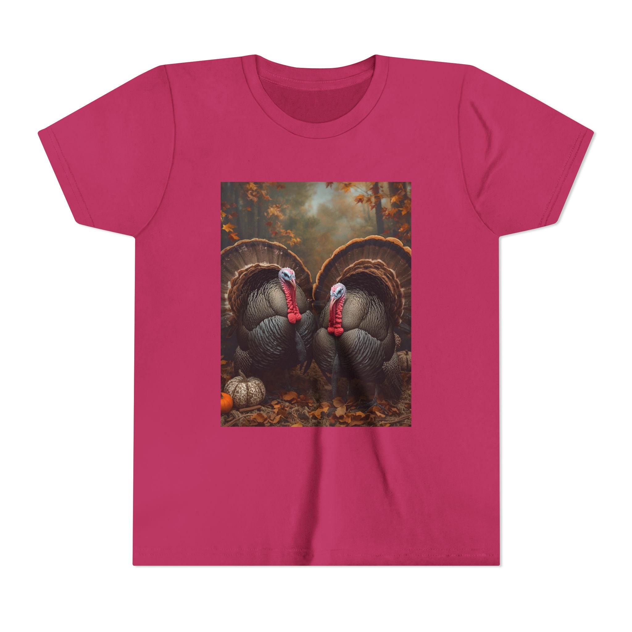 Thanksgiving Turkey Youth Short Sleeve Tee