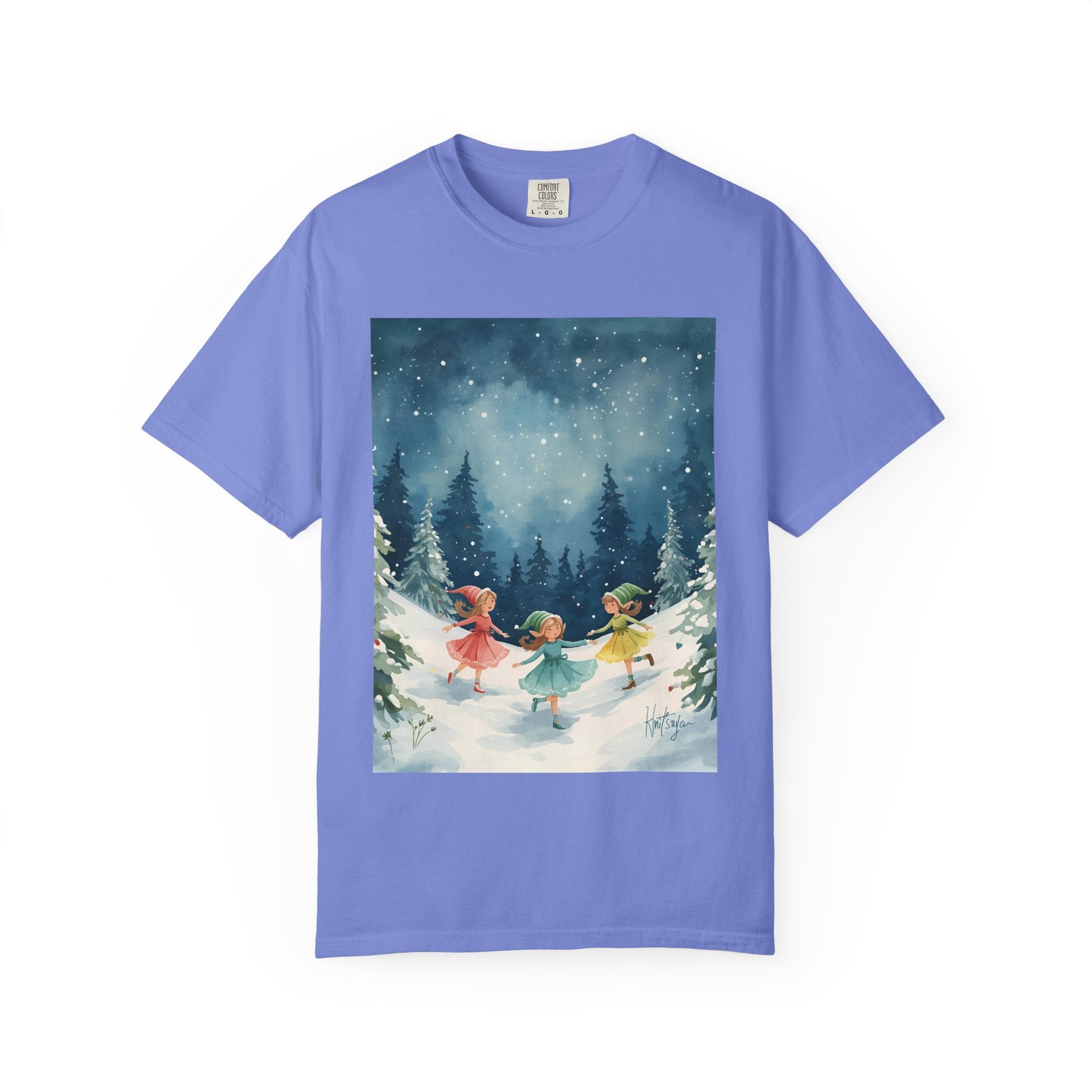 Whimsical Winter T-Shirt, Cozy Graphic Tee, Holiday Apparel, Gift for Her, Seasonal Fashion, Unisex Tee