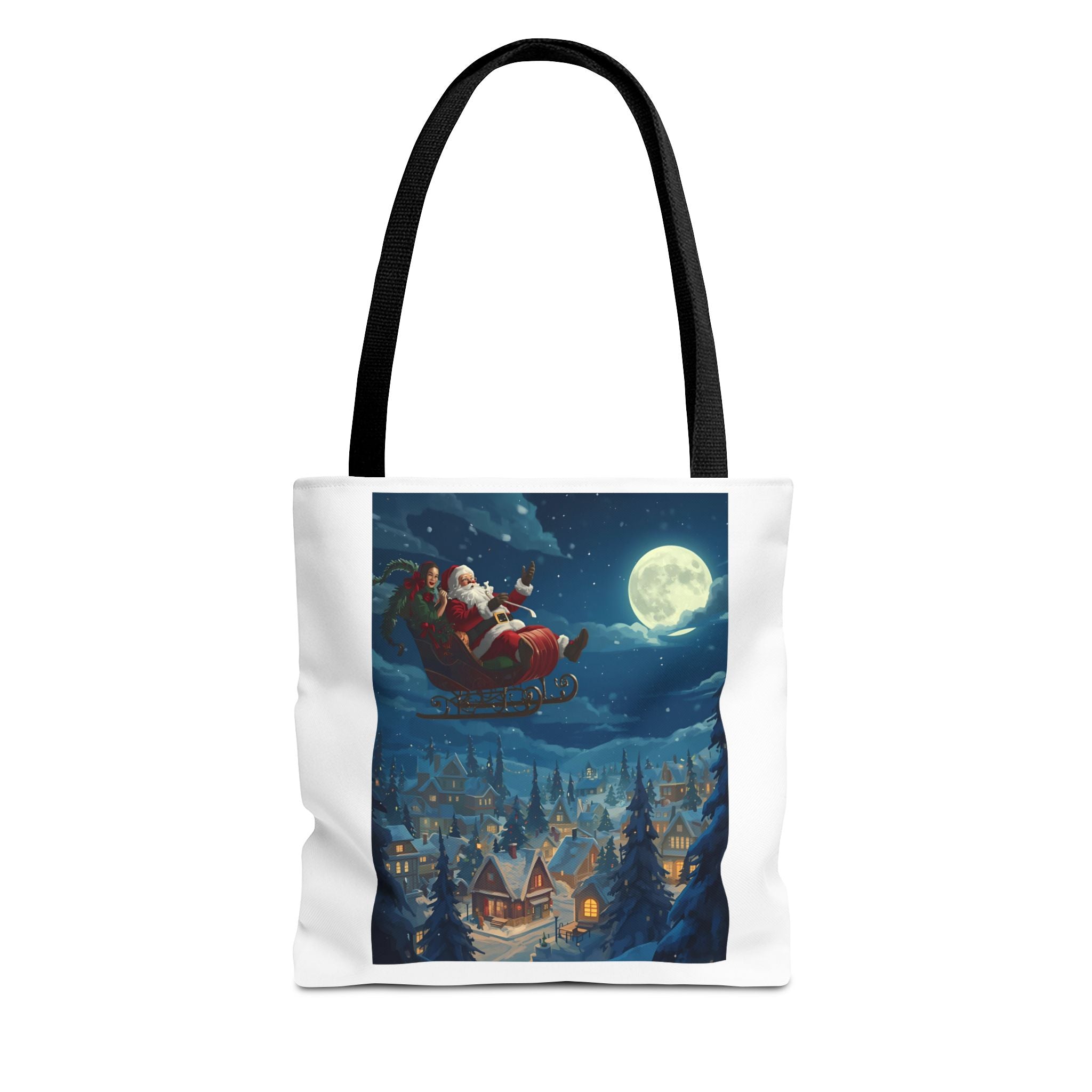 Christmas Santa Sleigh Tote Bag (AOP)