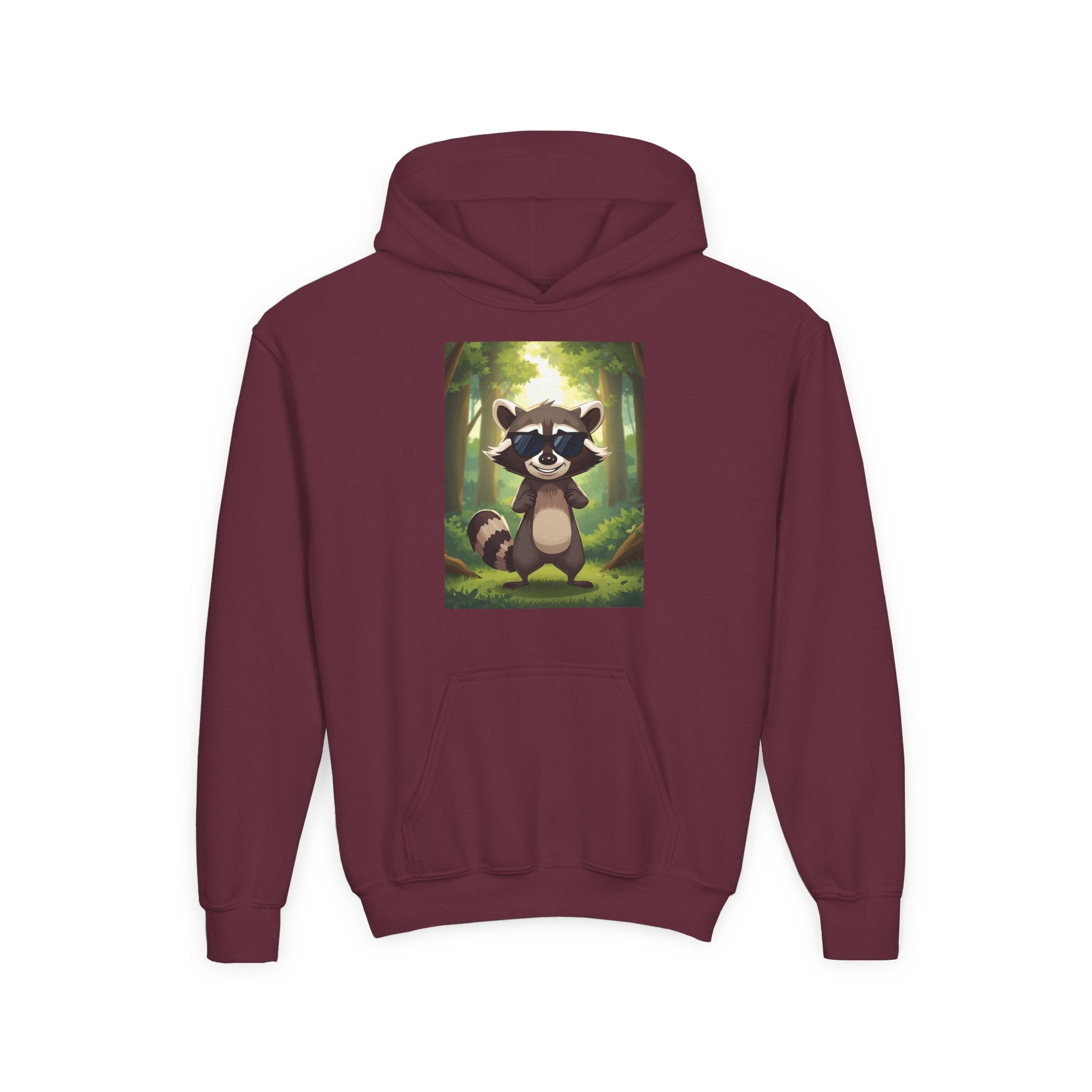 Raccoon Youth Heavy Blend Hooded Sweatshirt