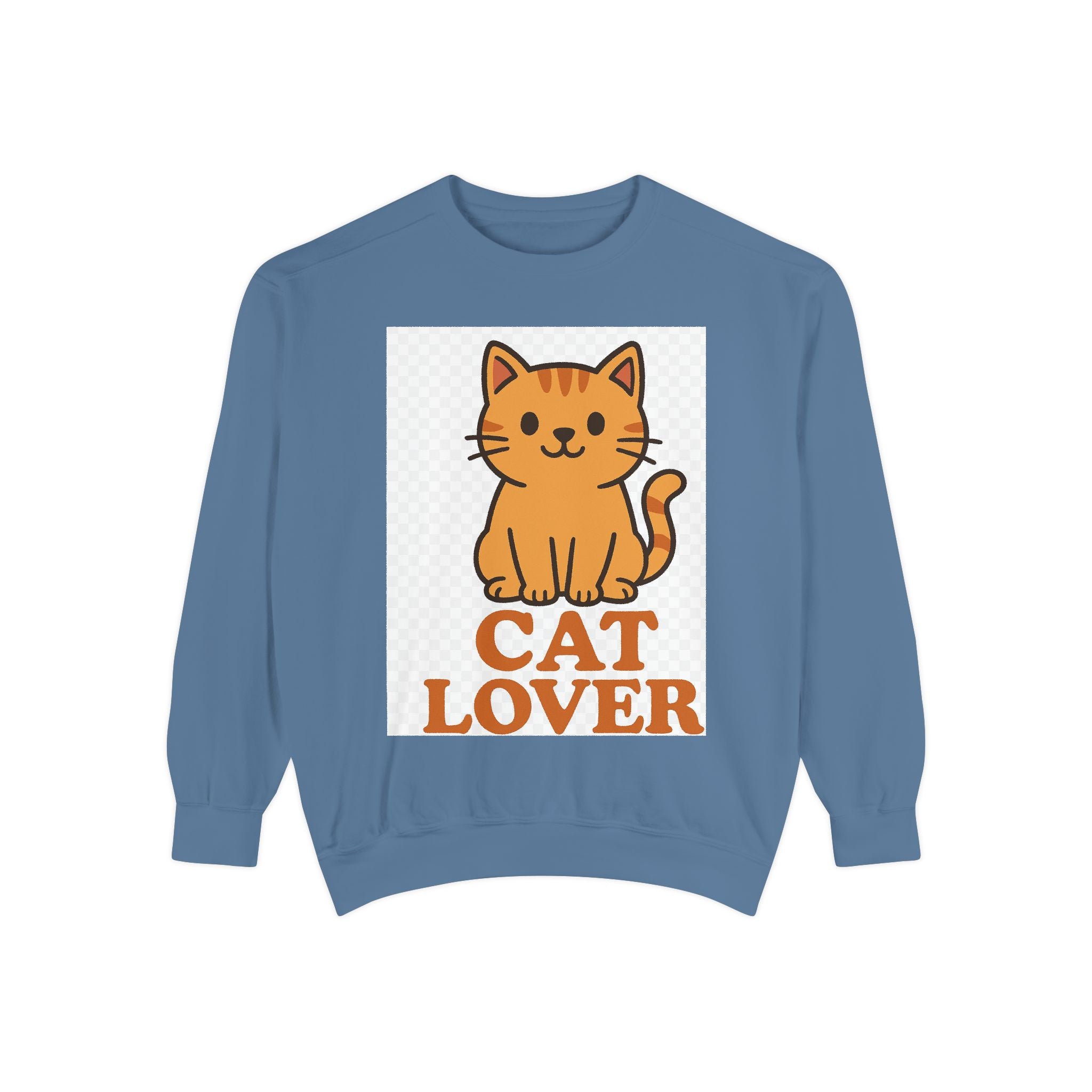 Cat Lover Unisex Garment-Dyed Sweatshirt