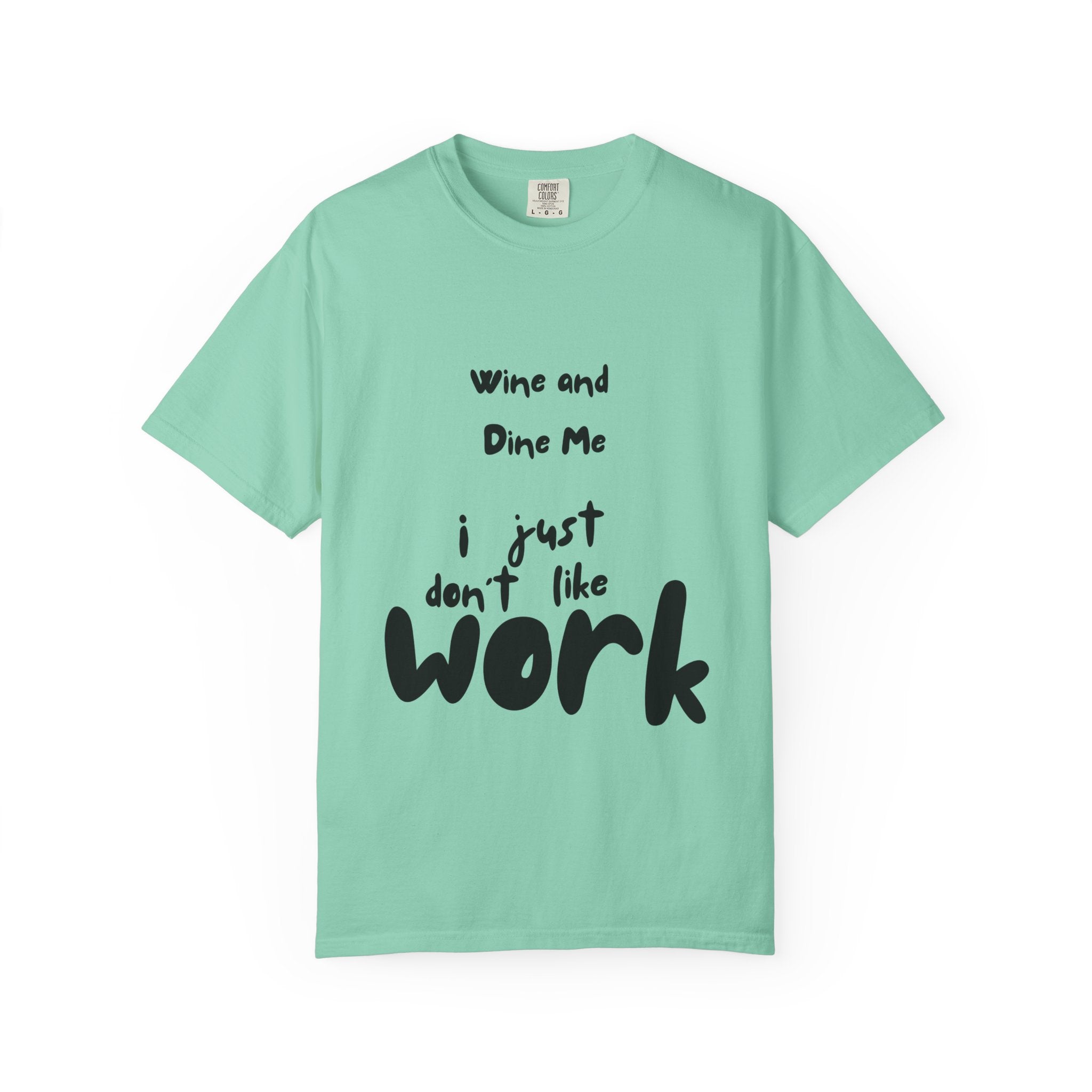 Wine & Dine Unisex T-Shirt: Casual Humor Tee for Parties, Gifts, or Everyday Wear – Fun Statement Shirt