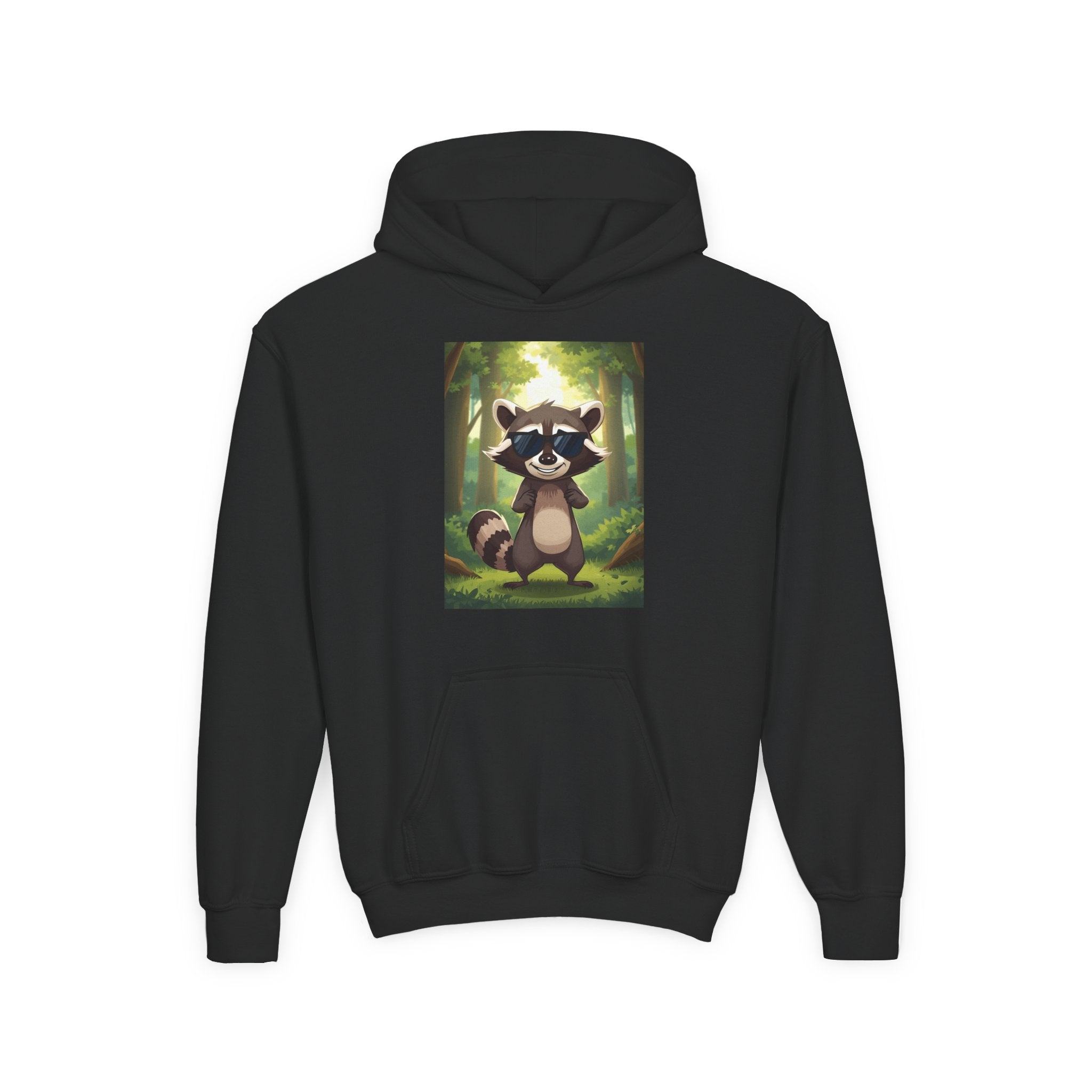 Raccoon Youth Heavy Blend Hooded Sweatshirt