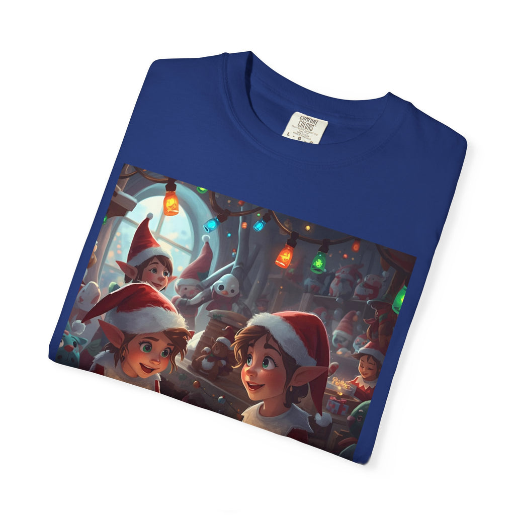 Christmas Elf T-shirt, Holiday Shirt, Unisex Tee, Festive Apparel, Gift for Her/Him, Family Matching Outfit