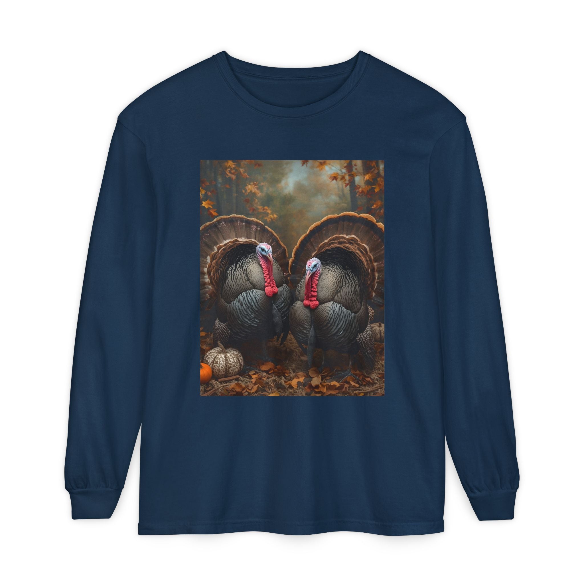 Unisex Garment-dyed Long Sleeve T-Shirt