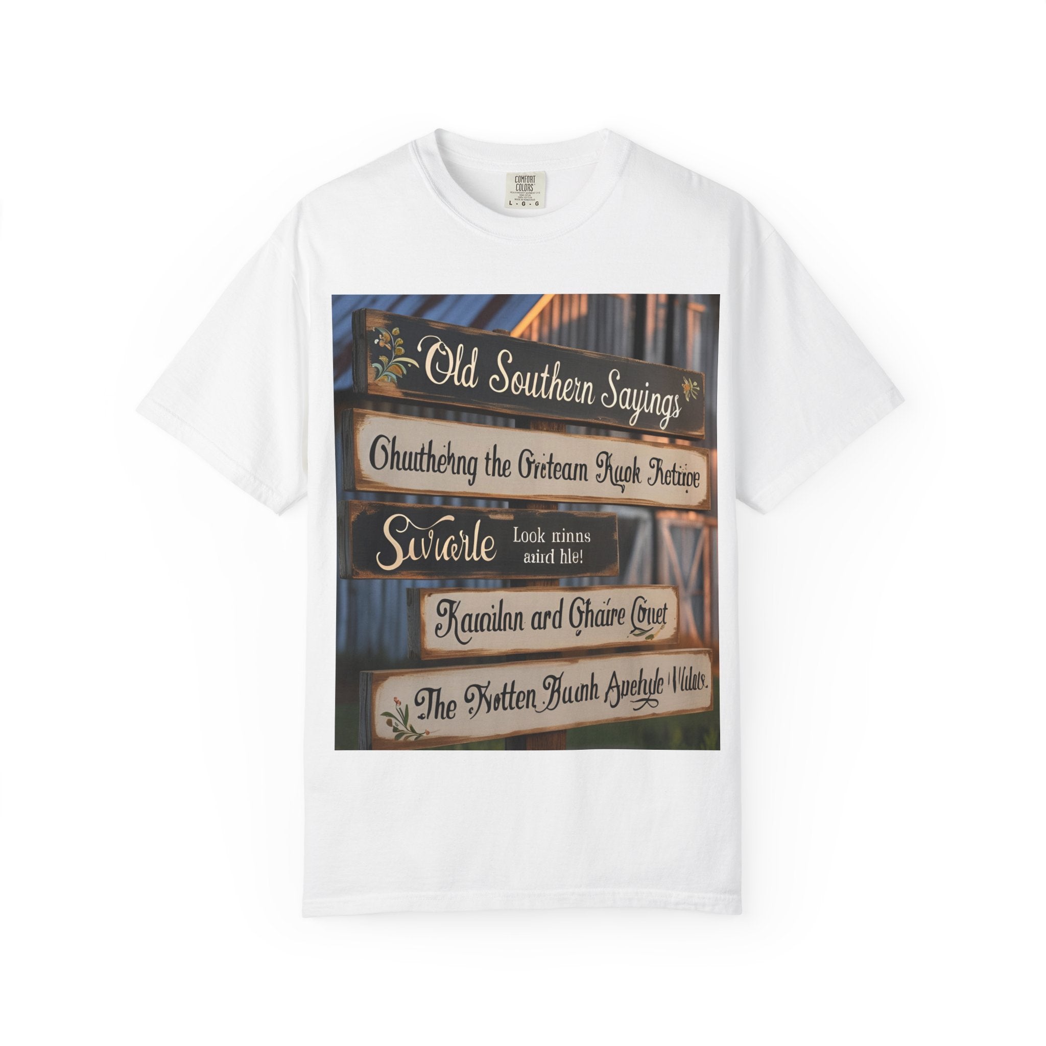Old Southern Sayings Crossing Unisex T-shirt, Southern Pride Tee, Gift for Her/Him, Casual Wear, Vintage Style Shirt, Summer Wardrobe Essential