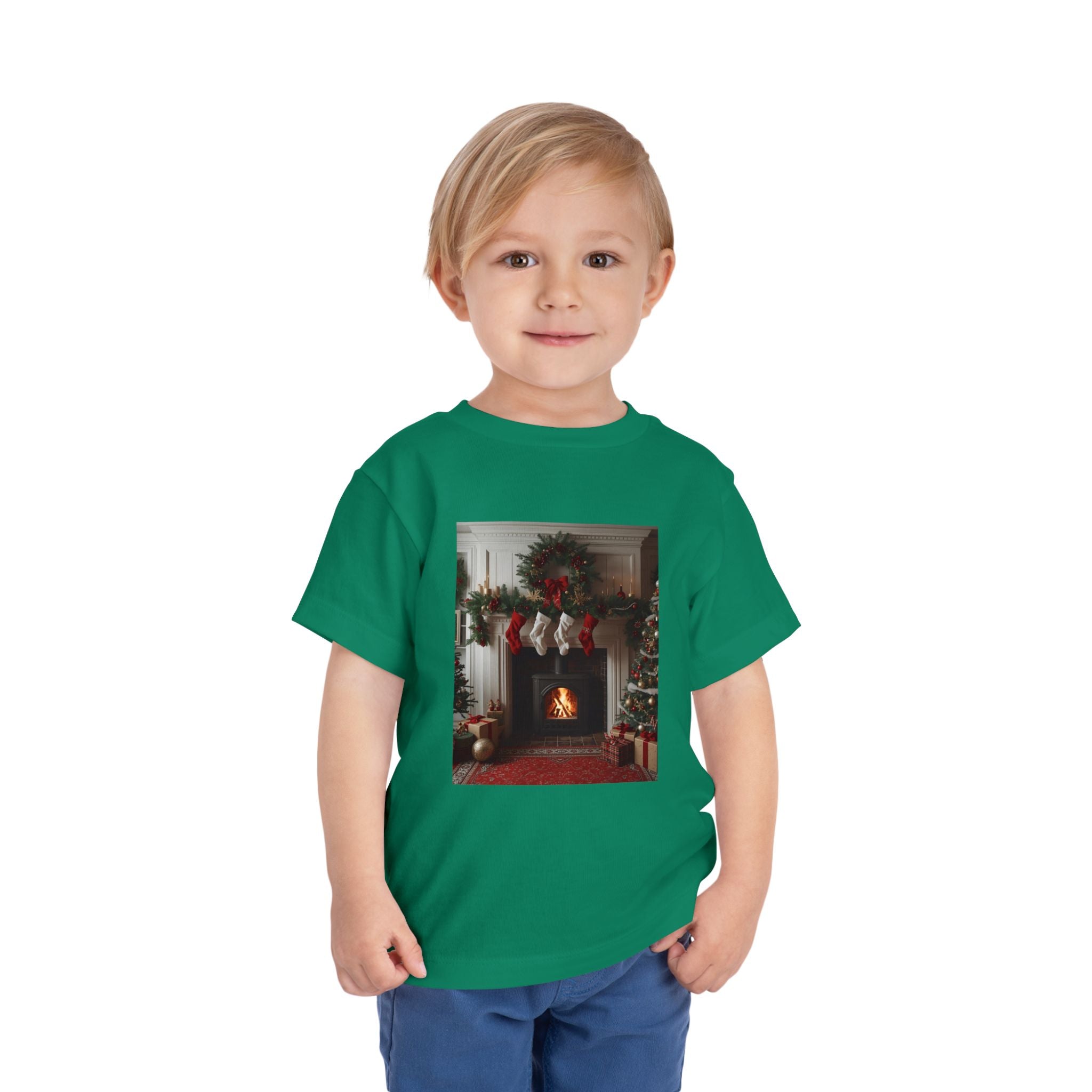Cozy Christmas Toddler Tee, Holiday Kids Shirt, Cute Winter Tee, Toddler Christmas Outfit, Festive Short Sleeve Shirt