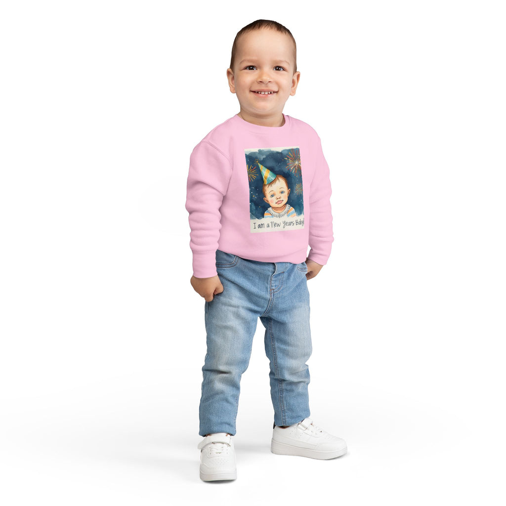 I Am A New Years Baby Toddler Sweatshirt