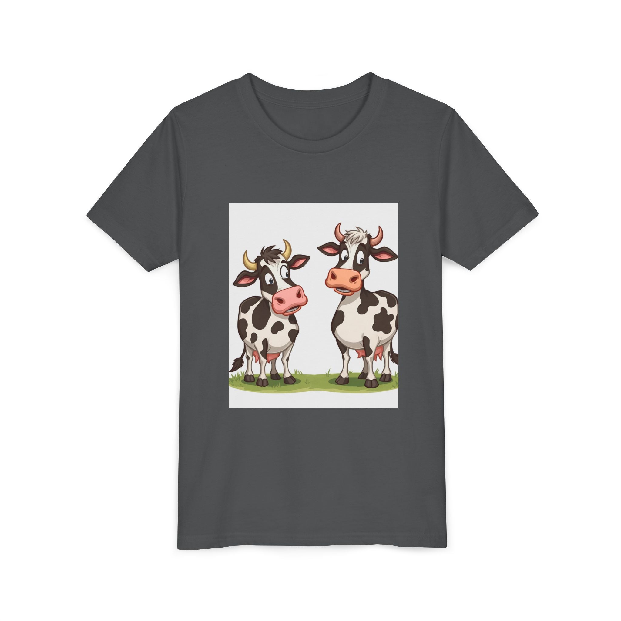 Cute Cows Youth Short Sleeve Tee
