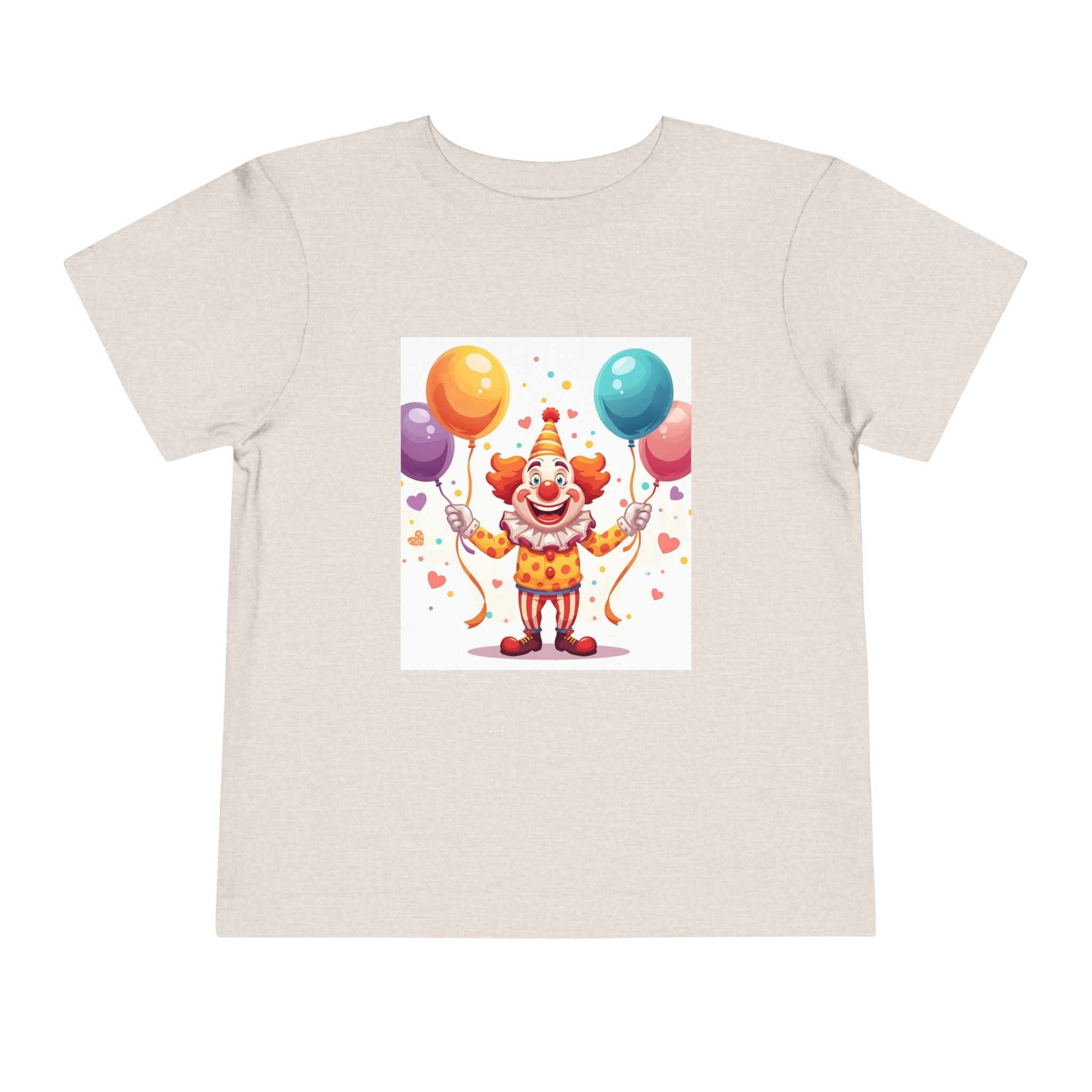 Funny Clown Toddler Short Sleeve Tee