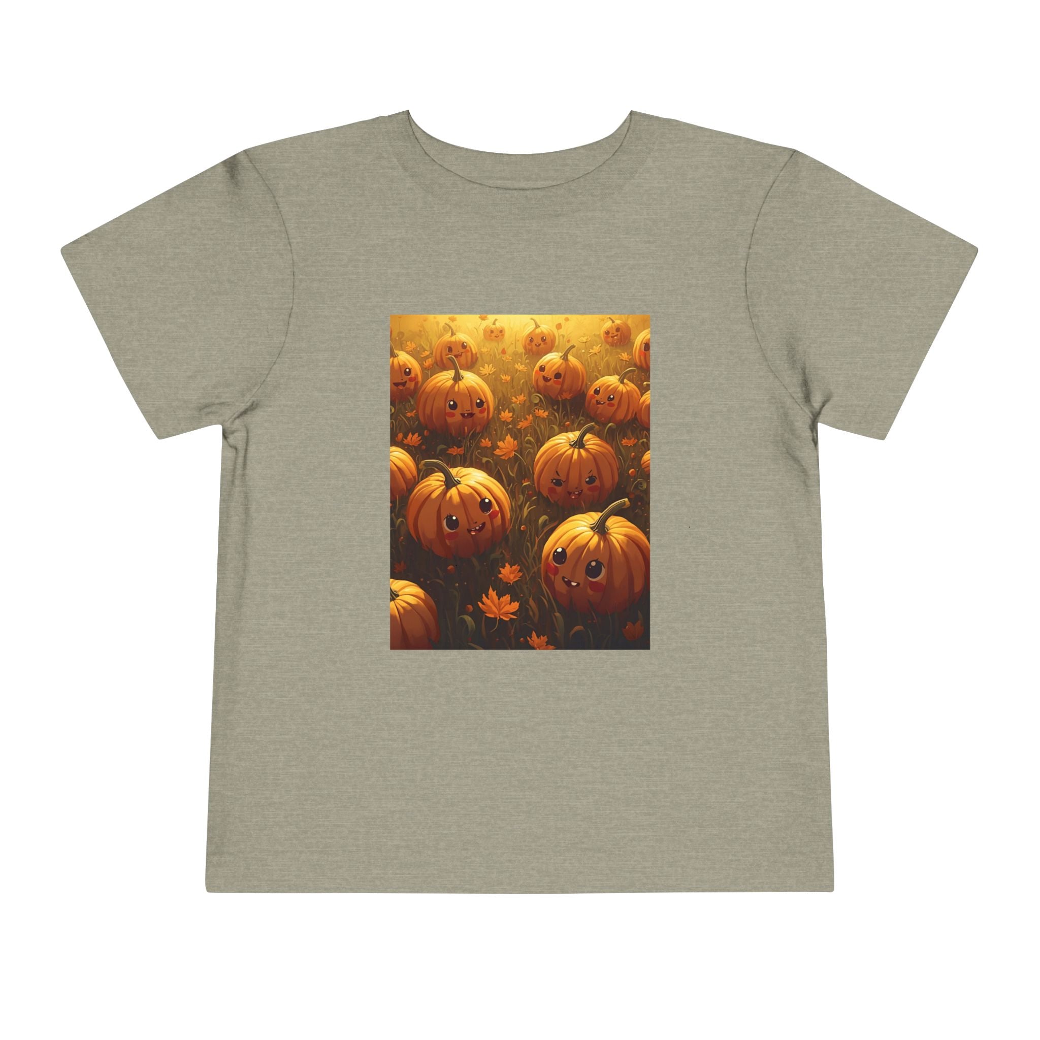 Pumpkin Halloween Toddler Tee - Cute Halloween Shirt, Fall Outfit, Pumpkin Lovers Gift, Kids Halloween Apparel, Toddler Party Tee