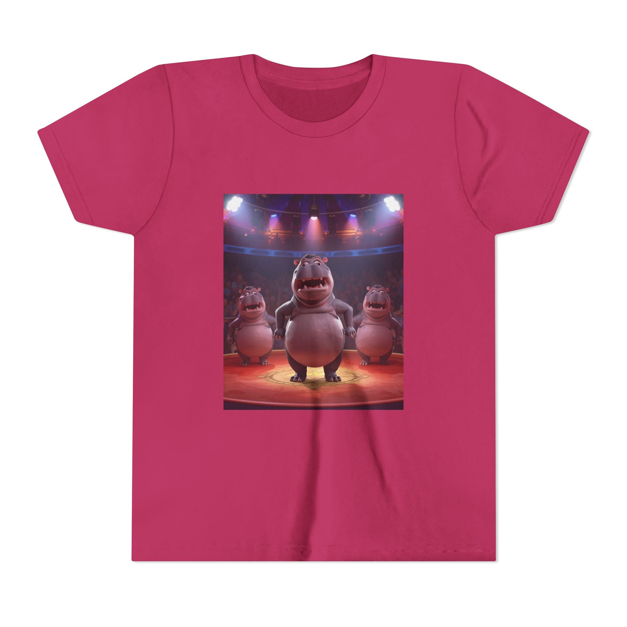 Hippo Funny Youth Short Sleeve Tee