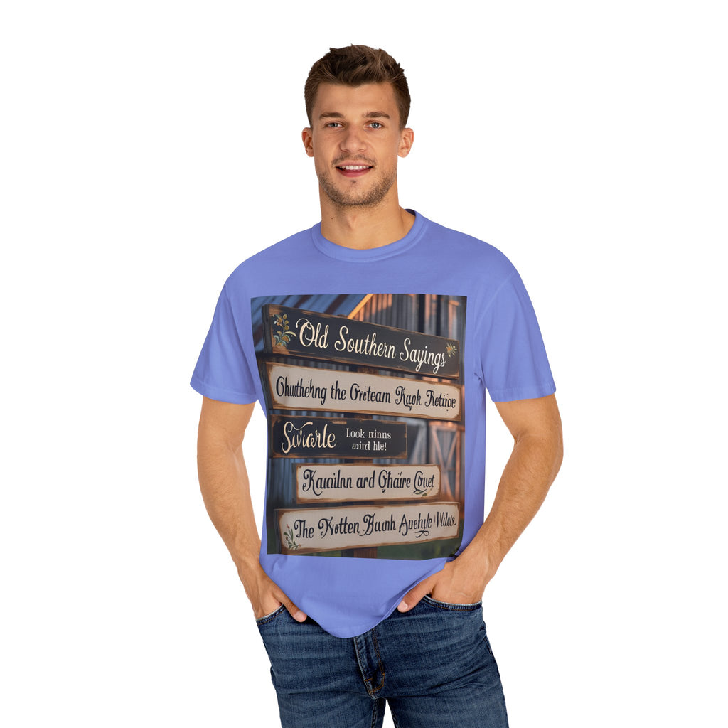 Old Southern Sayings Crossing Unisex T-shirt, Southern Pride Tee, Gift for Her/Him, Casual Wear, Vintage Style Shirt, Summer Wardrobe Essential