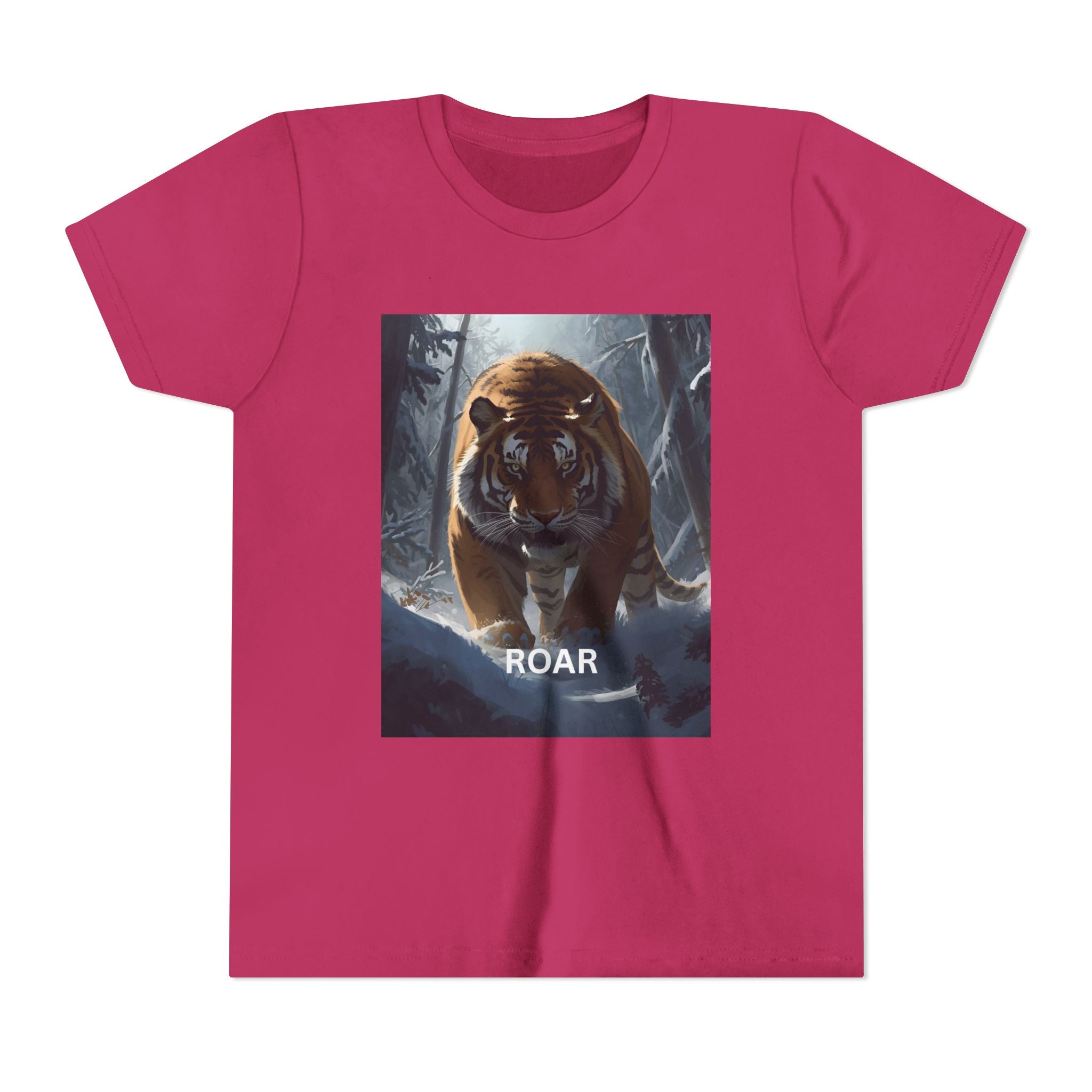 Tiger Roar Snow Youth Short Sleeve Tee