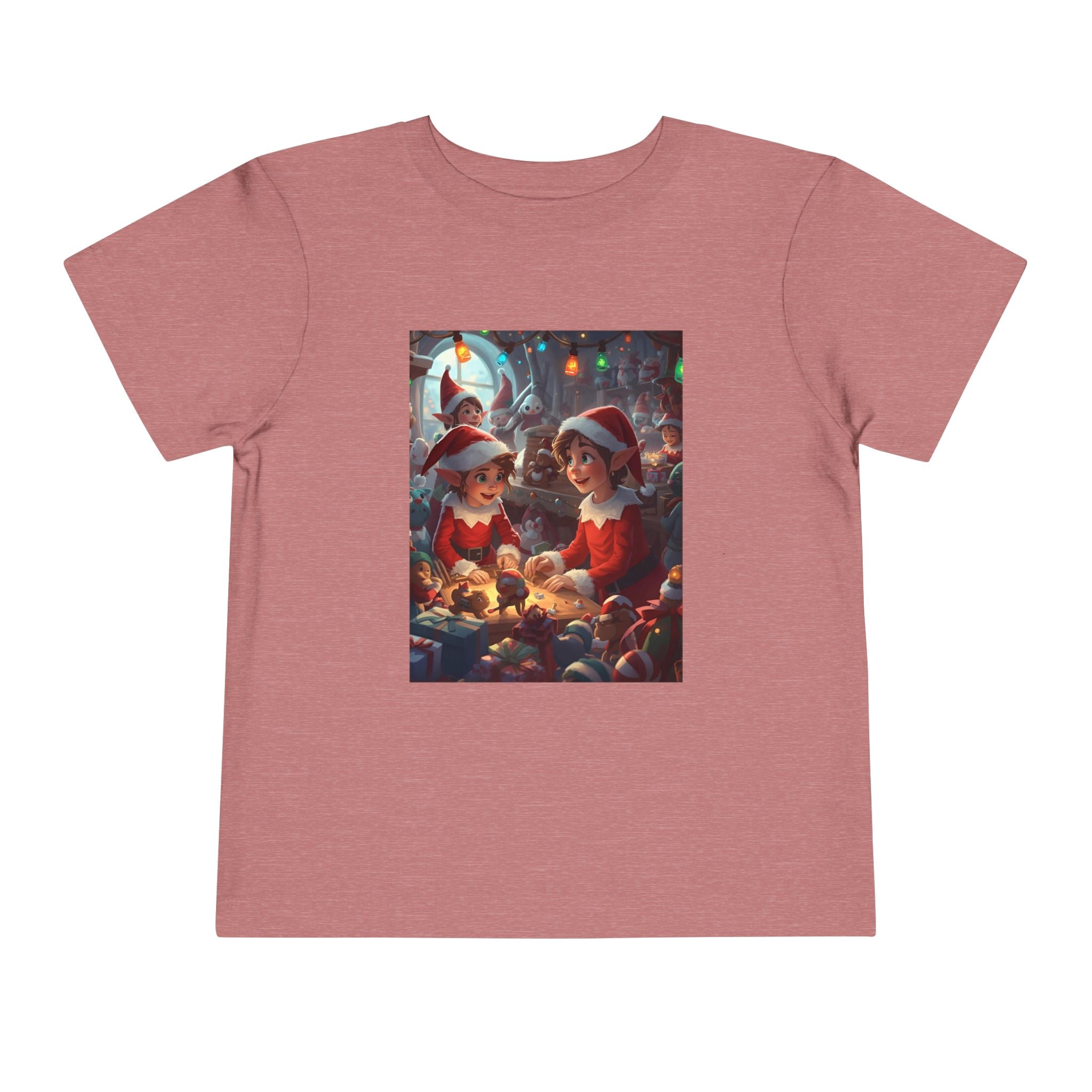 Christmas Toddler Tee, Cute Holiday Shirt, Elf Design, Kids Christmas Outfit, Fun Xmas Gift, Toddler Apparel