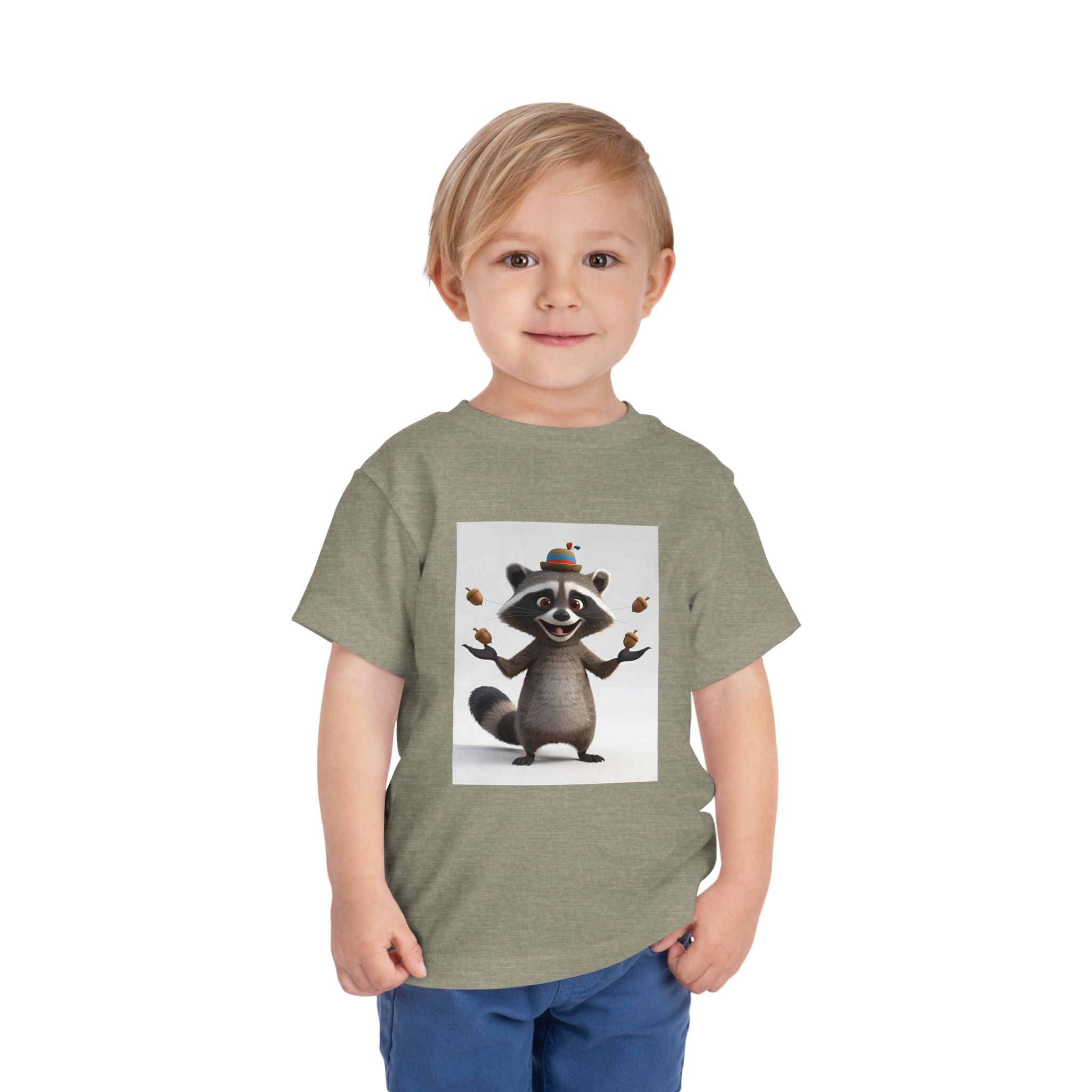 Raccoon Toddler Short Sleeve Tee