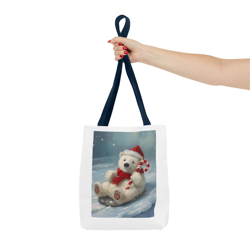 Cute Christmas Bear Tote Bag (AOP)