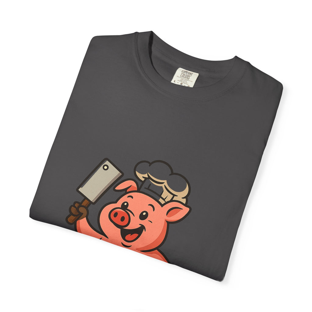 Funny Chef Pig T-shirt, Humorous Cooking Shirt, Gift for Food Lovers, BBQ Master Tee, Fun Kitchen Apparel
