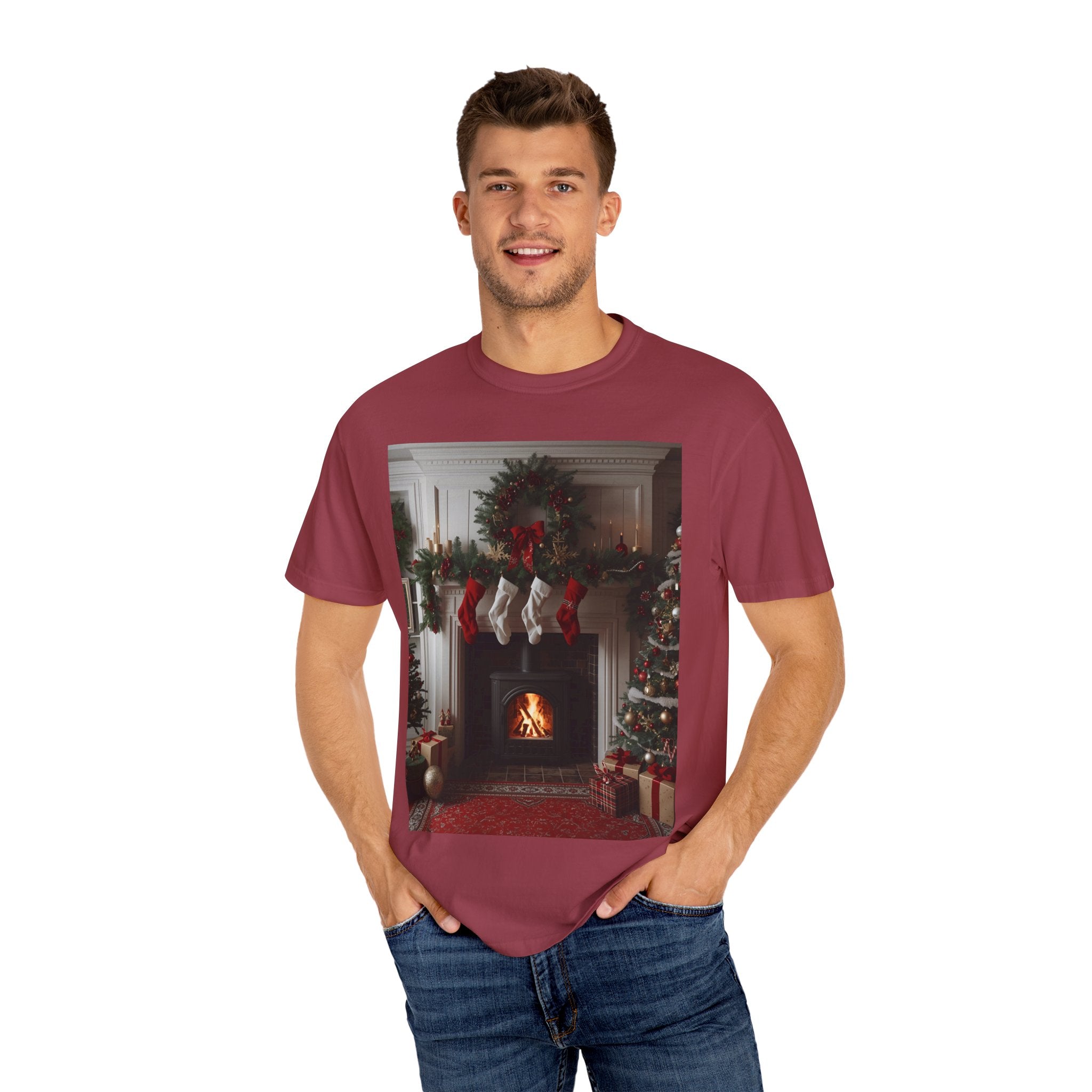 Cozy Holiday T-Shirt, Christmas Tee, Casual Winter Shirt, Family Gathering Outfit, Unisex Festive Apparel