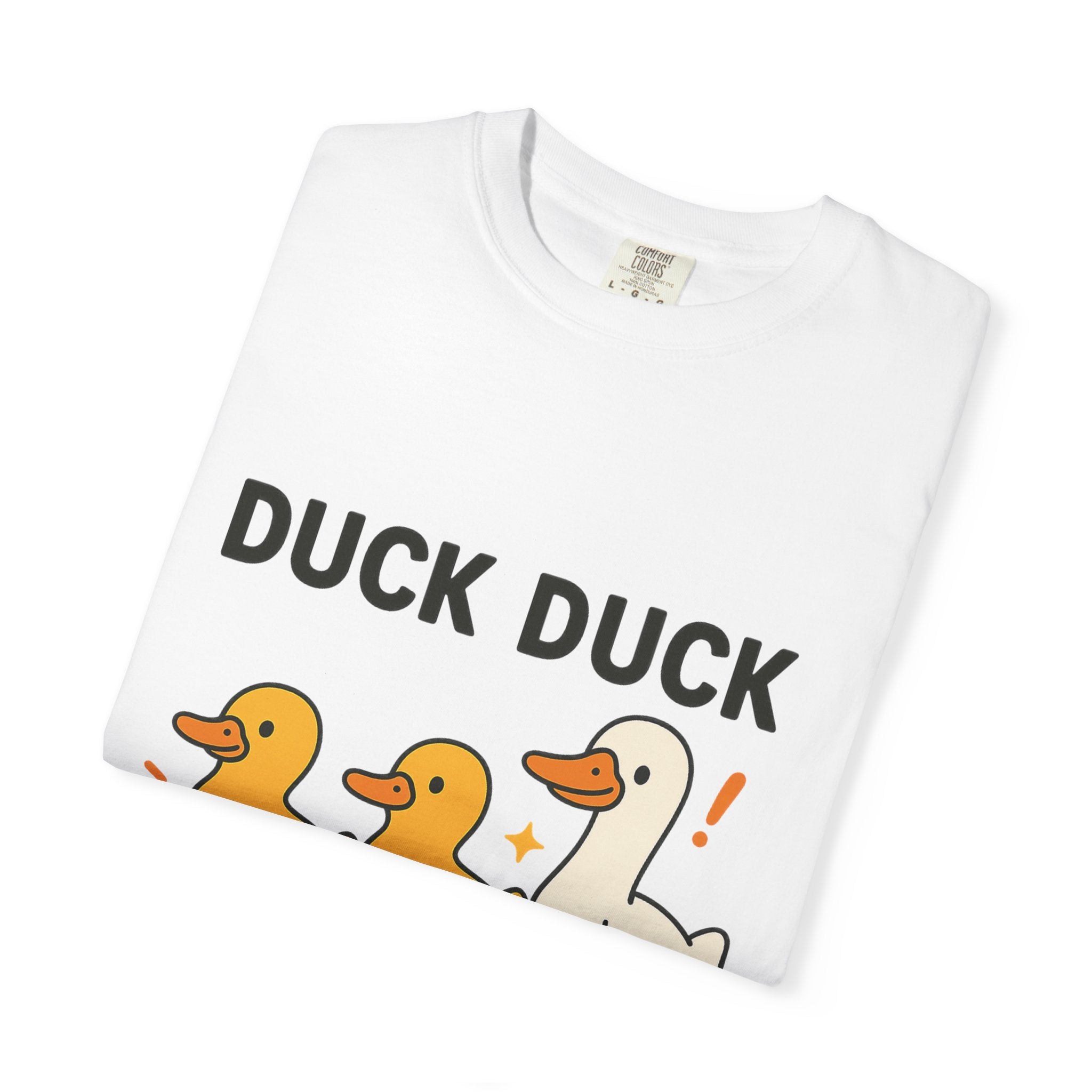 Duck Duck Goose Unisex T-Shirt, Funny Animal Shirt, Cute Gift for Kids, Family Game Night Tee, Everyday Casual Wear, Playful Graphic Top