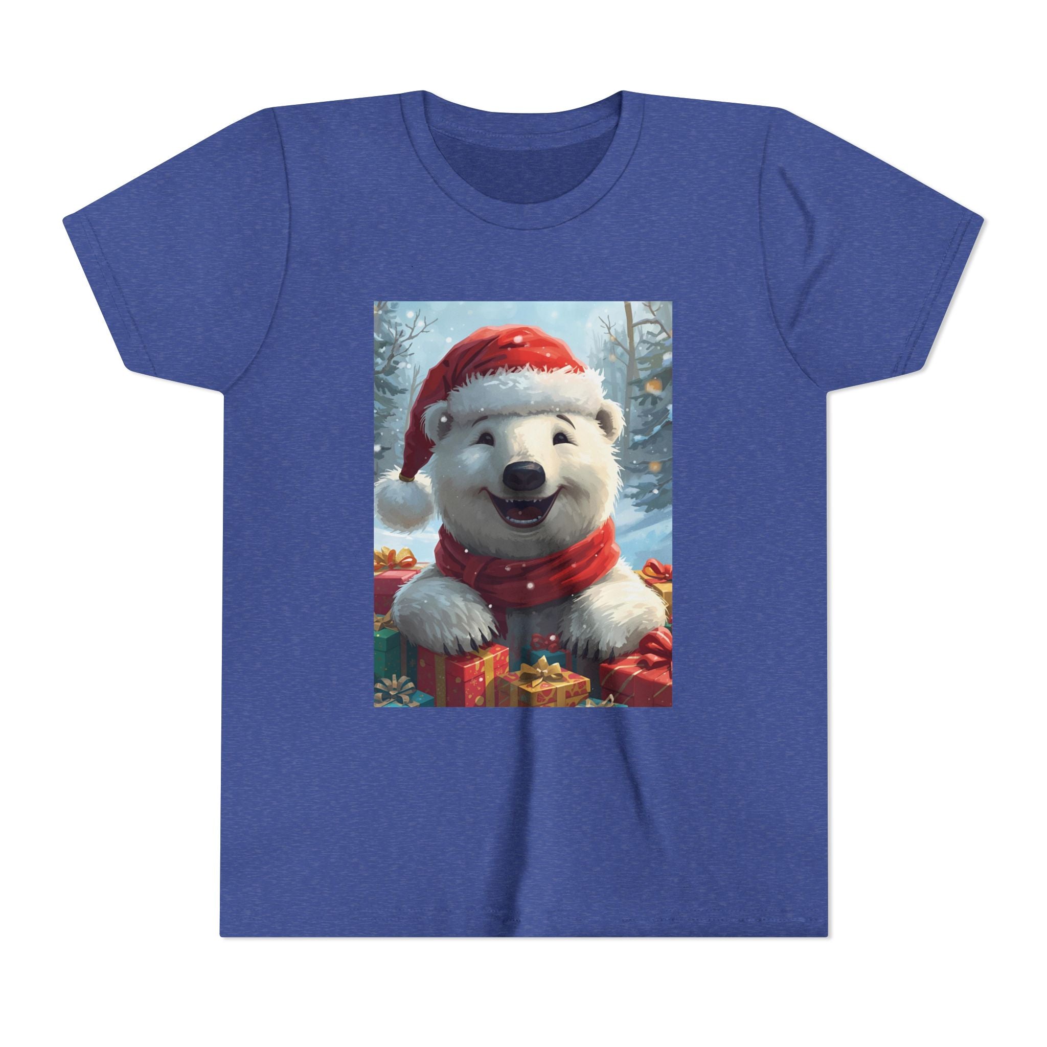 Christmas Bear Youth Short Sleeve Tee