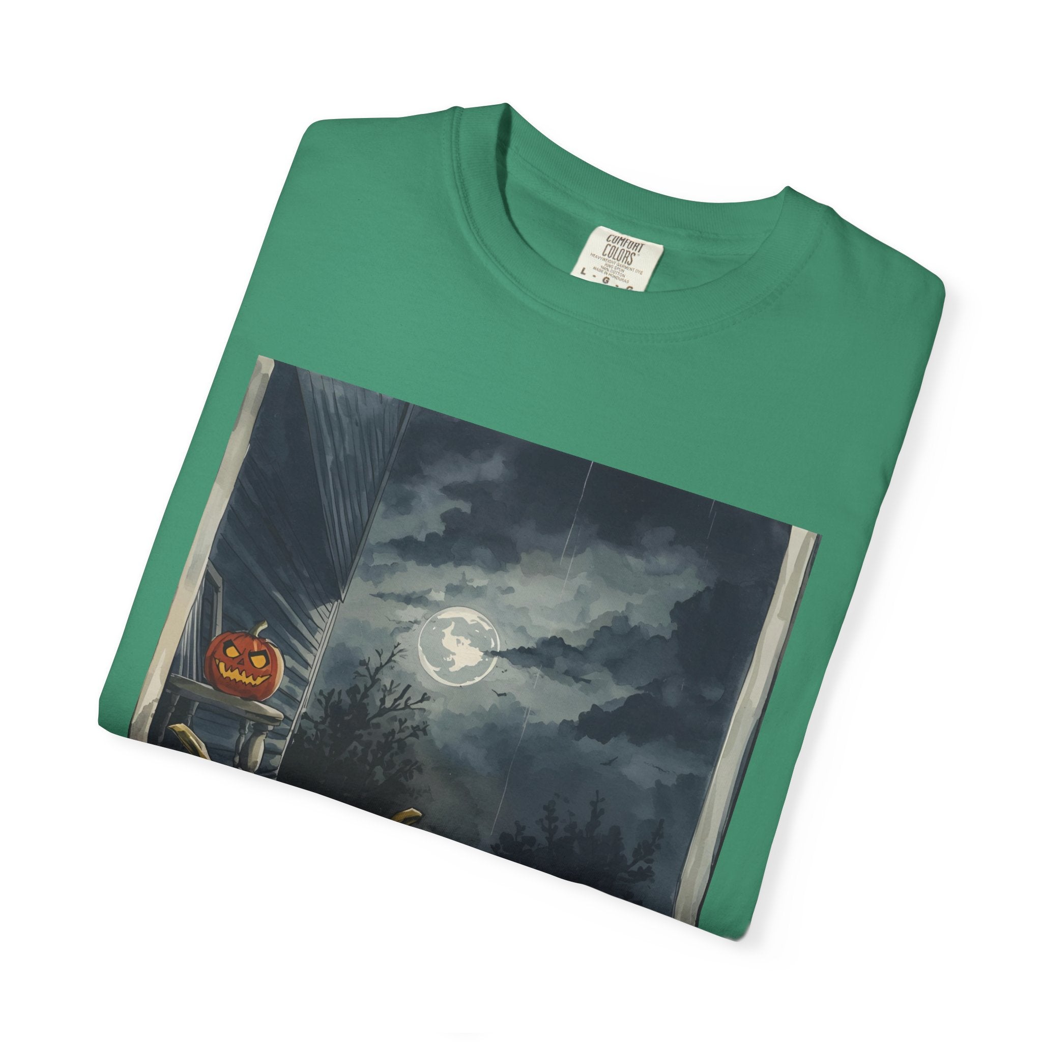 Halloween Pumpkin Spooky Unisex Garment-Dyed T-shirt