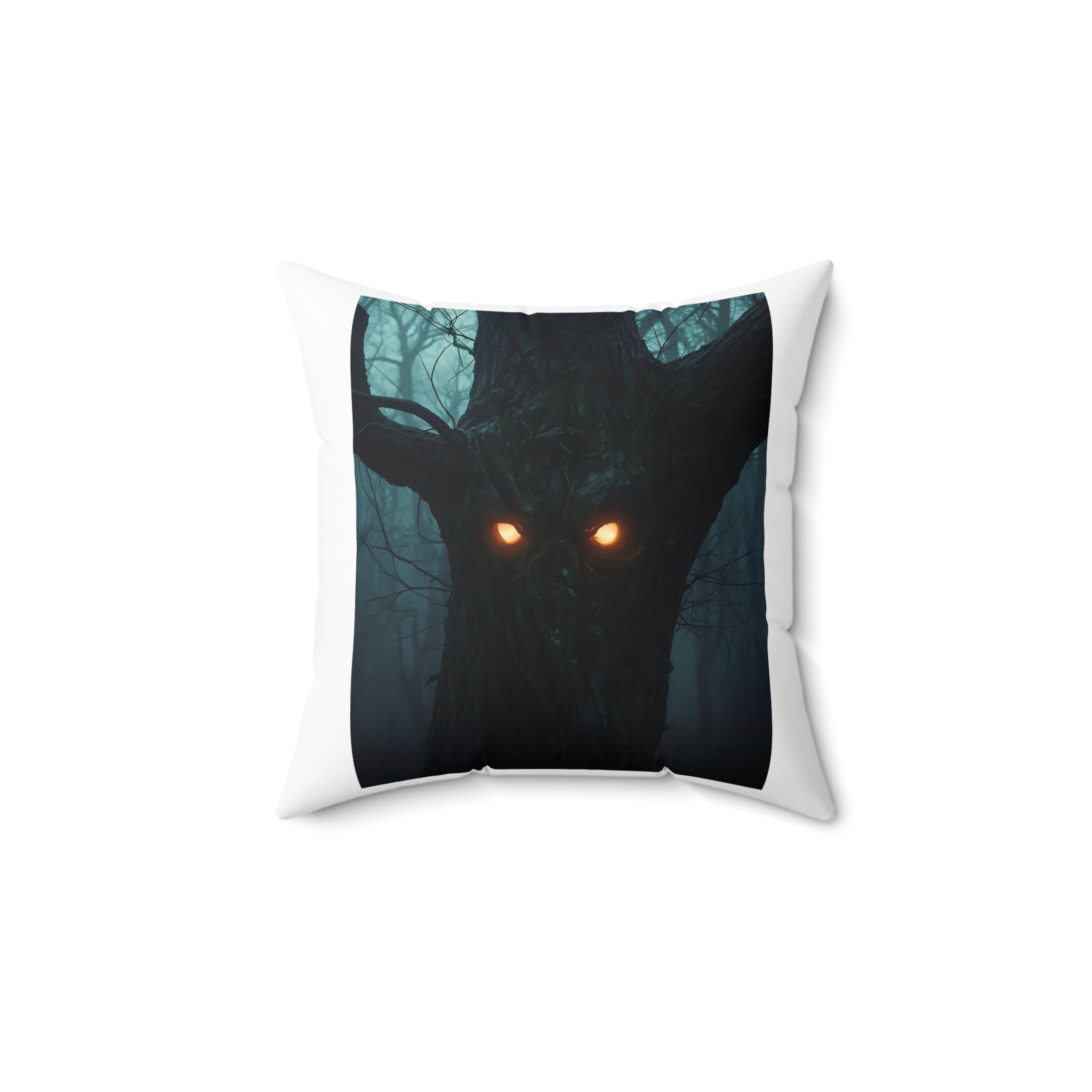 Mysterious Forest Creature Spun Polyester Square Pillow