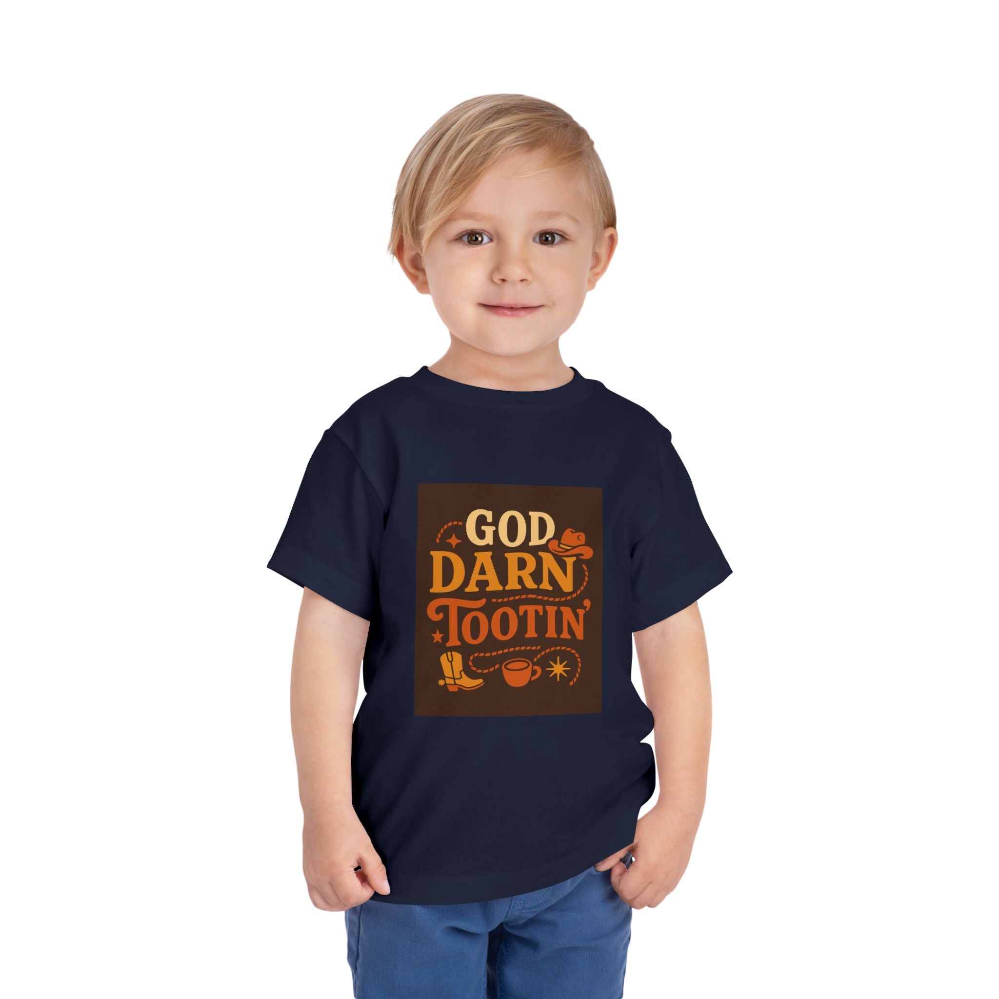God Darn Tootin Toddler Short Sleeve Tee