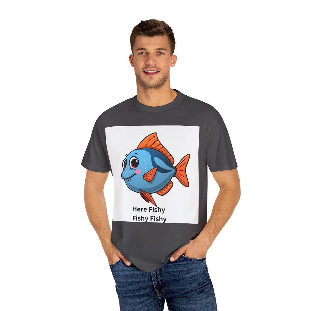 Fishy Fishy Fishy Unisex Garment-Dyed T-shirt