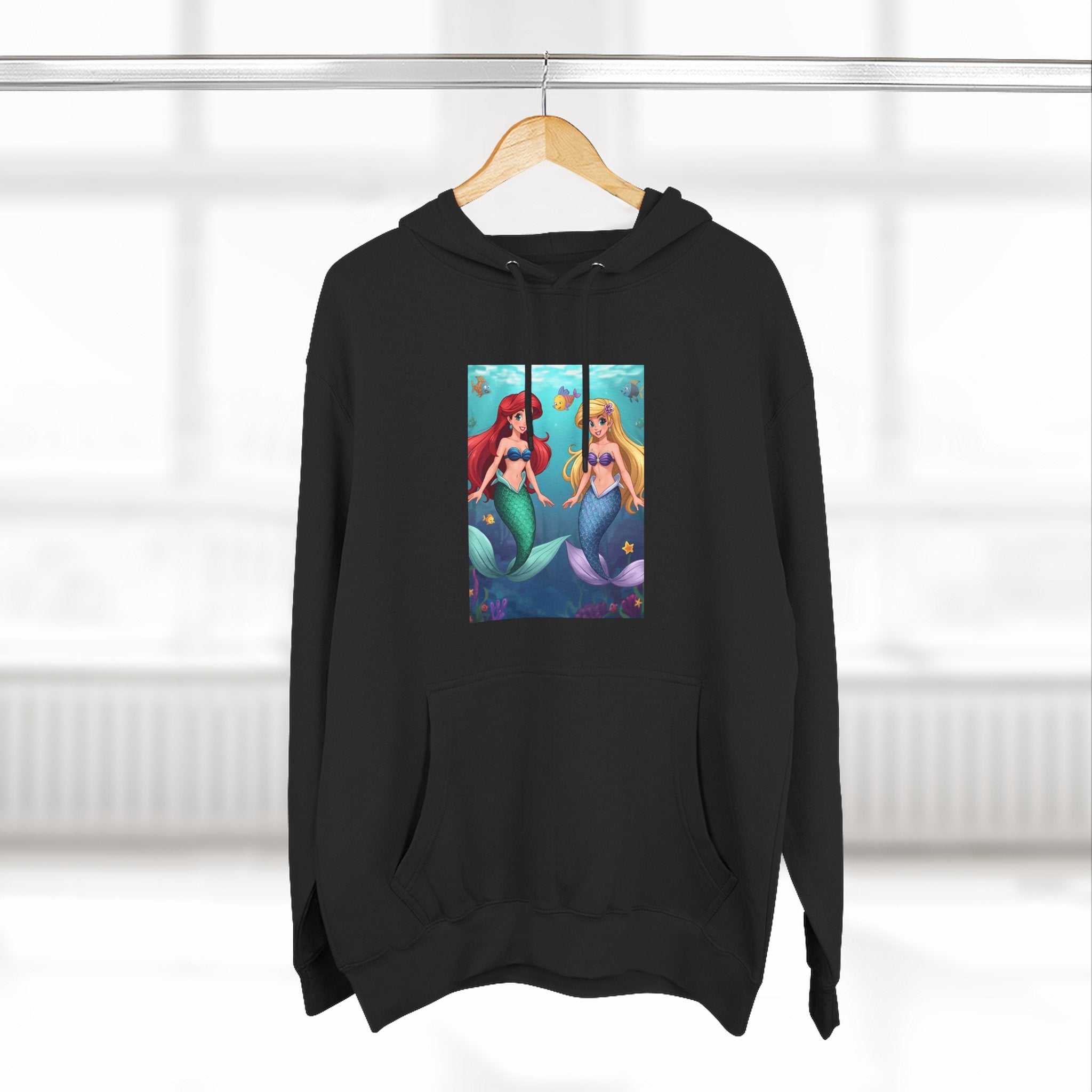 Mermaid Three-Panel Fleece Hoodie