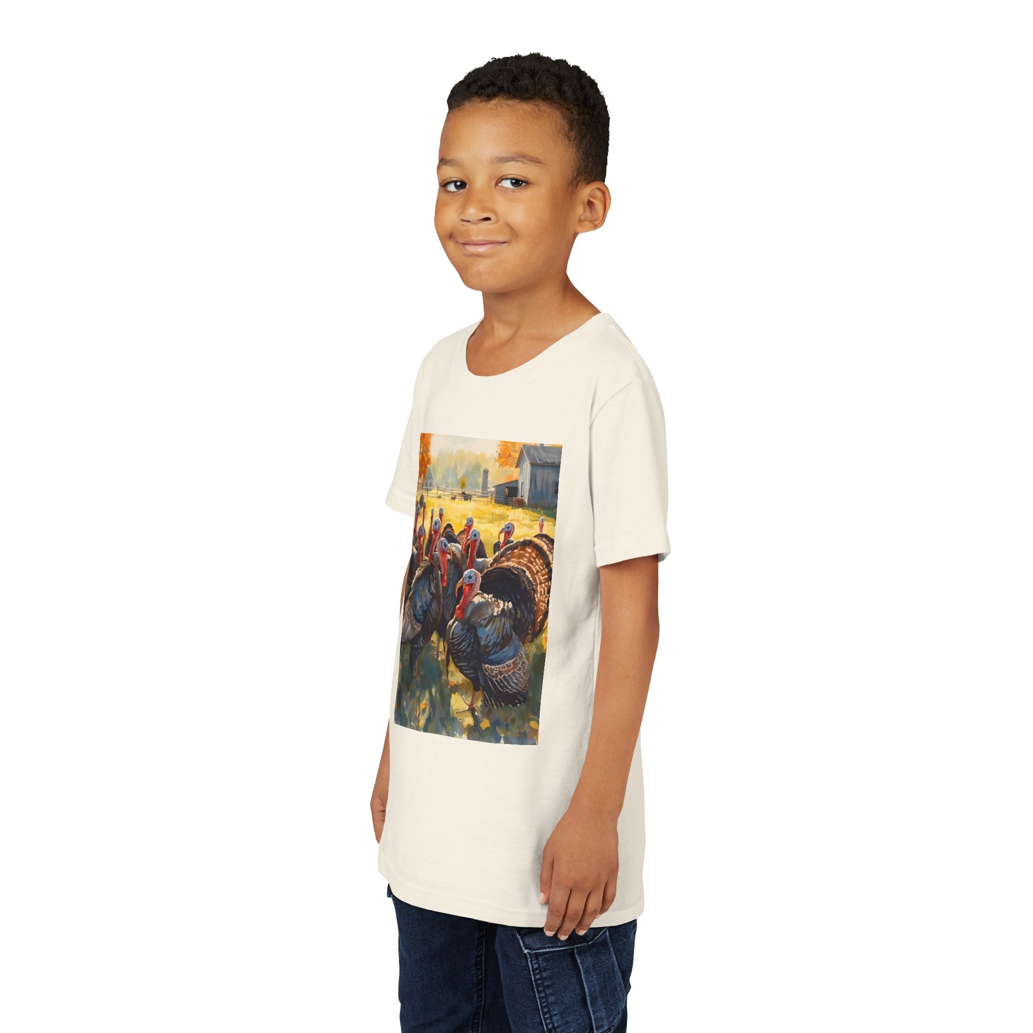 Thanksgiving Turkey Youth Short Sleeve Tee