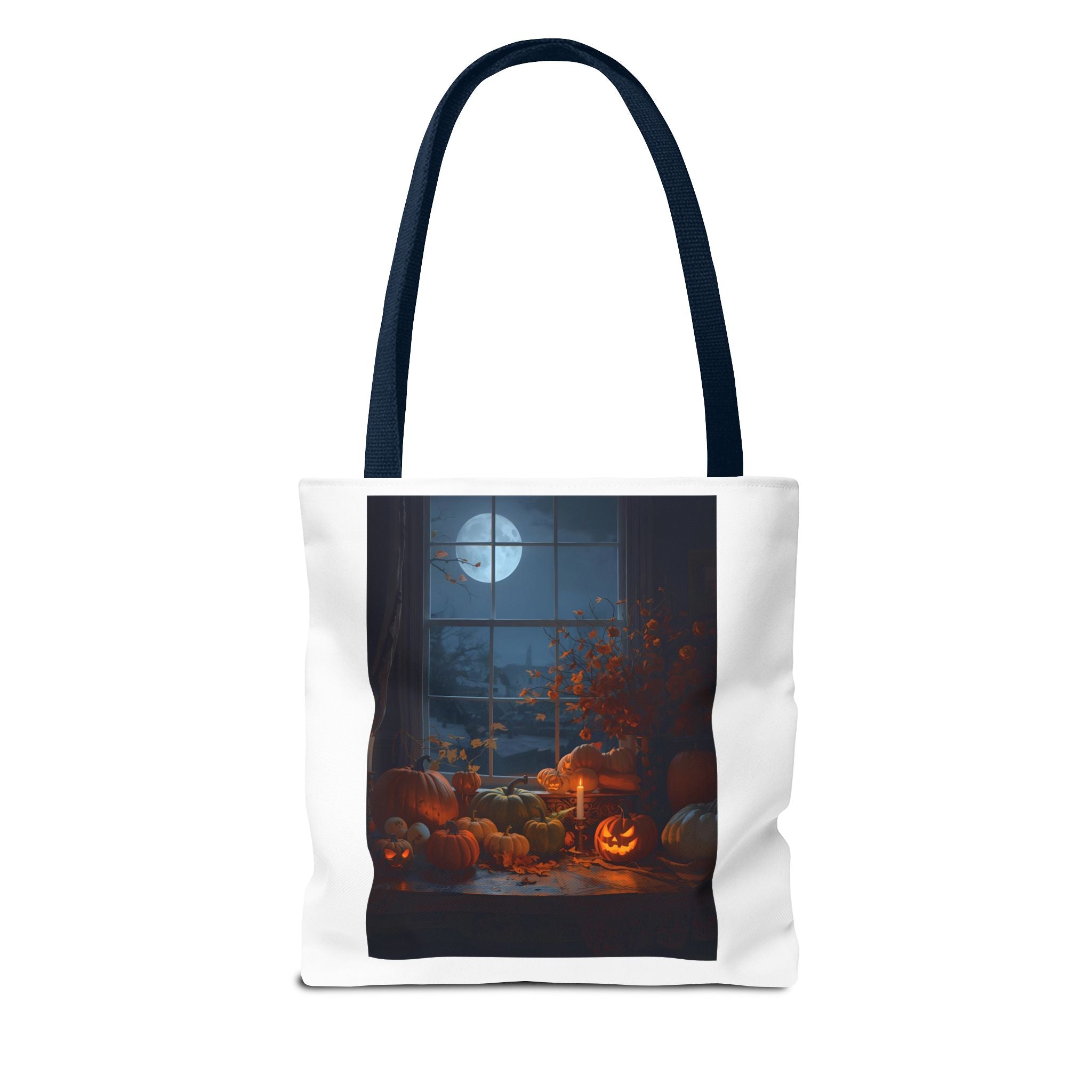 Spooky Autumn Pumpkln Tote Bag, Pumpkin Tote, Halloween Accessory, Fall Decor Bag, Pumpkin Patch Shopping Bag, Seasonal Gift Idea