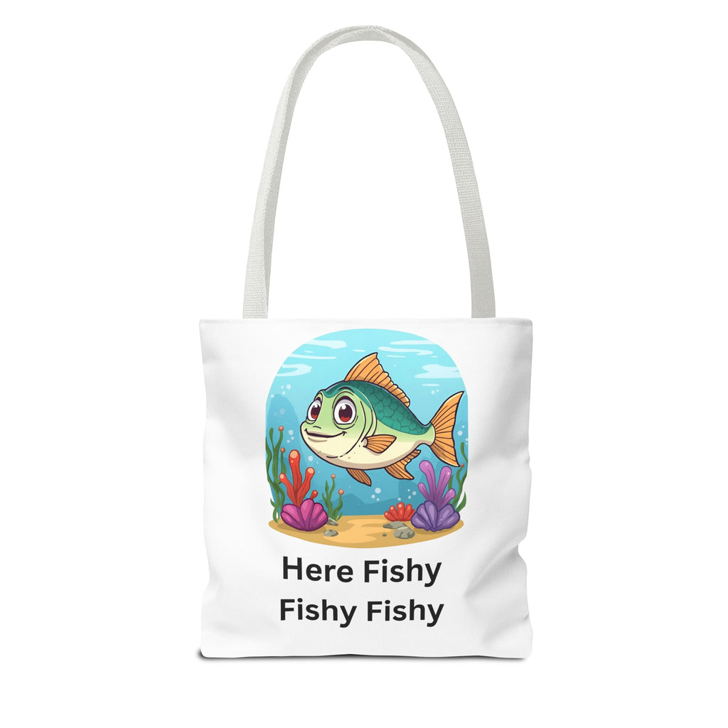Here Fishy Fishy Fishy Tote Bag (AOP)