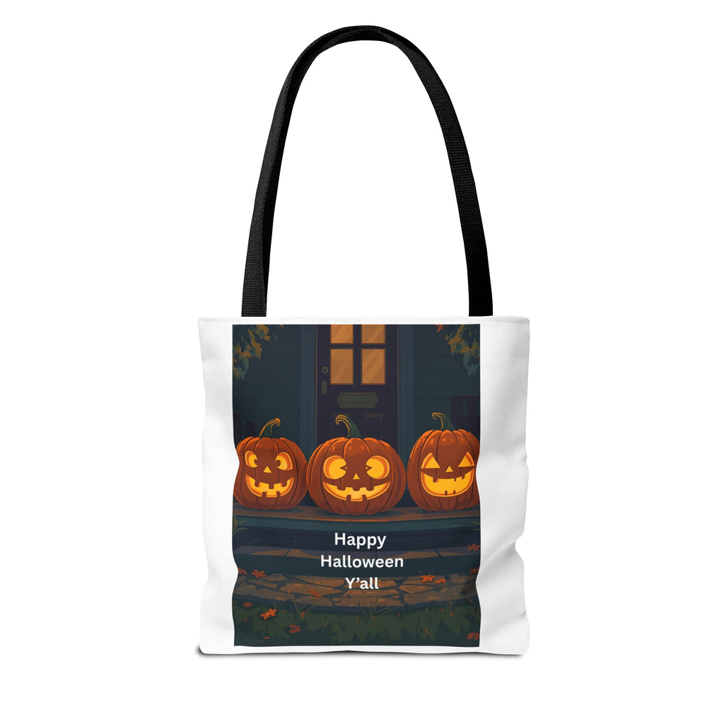 Spooky Halloween Tote Bag, Trick-or-Treat Bag, Pumpkin Bag, Fall Tote, Festive Grocery Bag, Halloween Decor