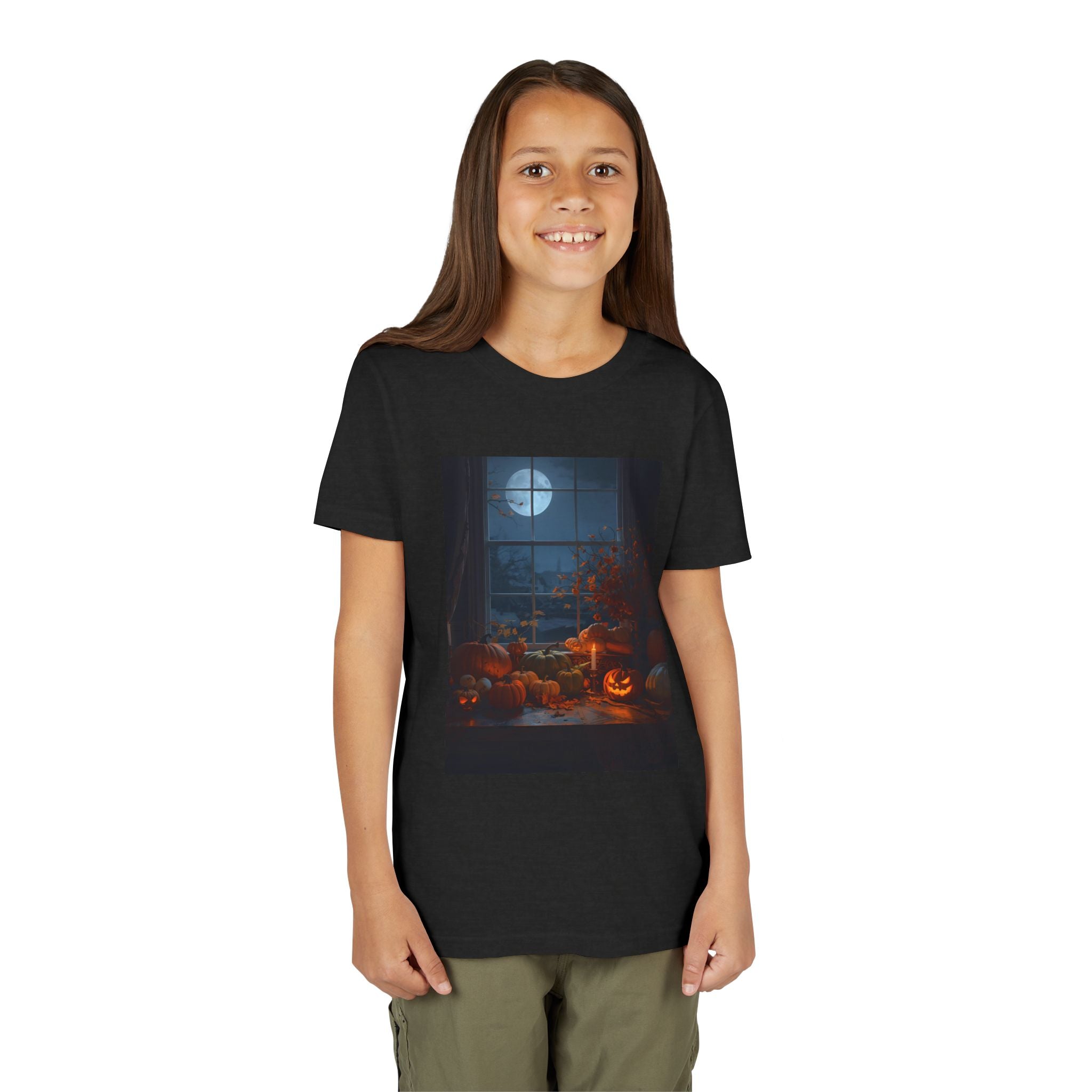 Halloween Pumpkin Youth Short Sleeve Tee