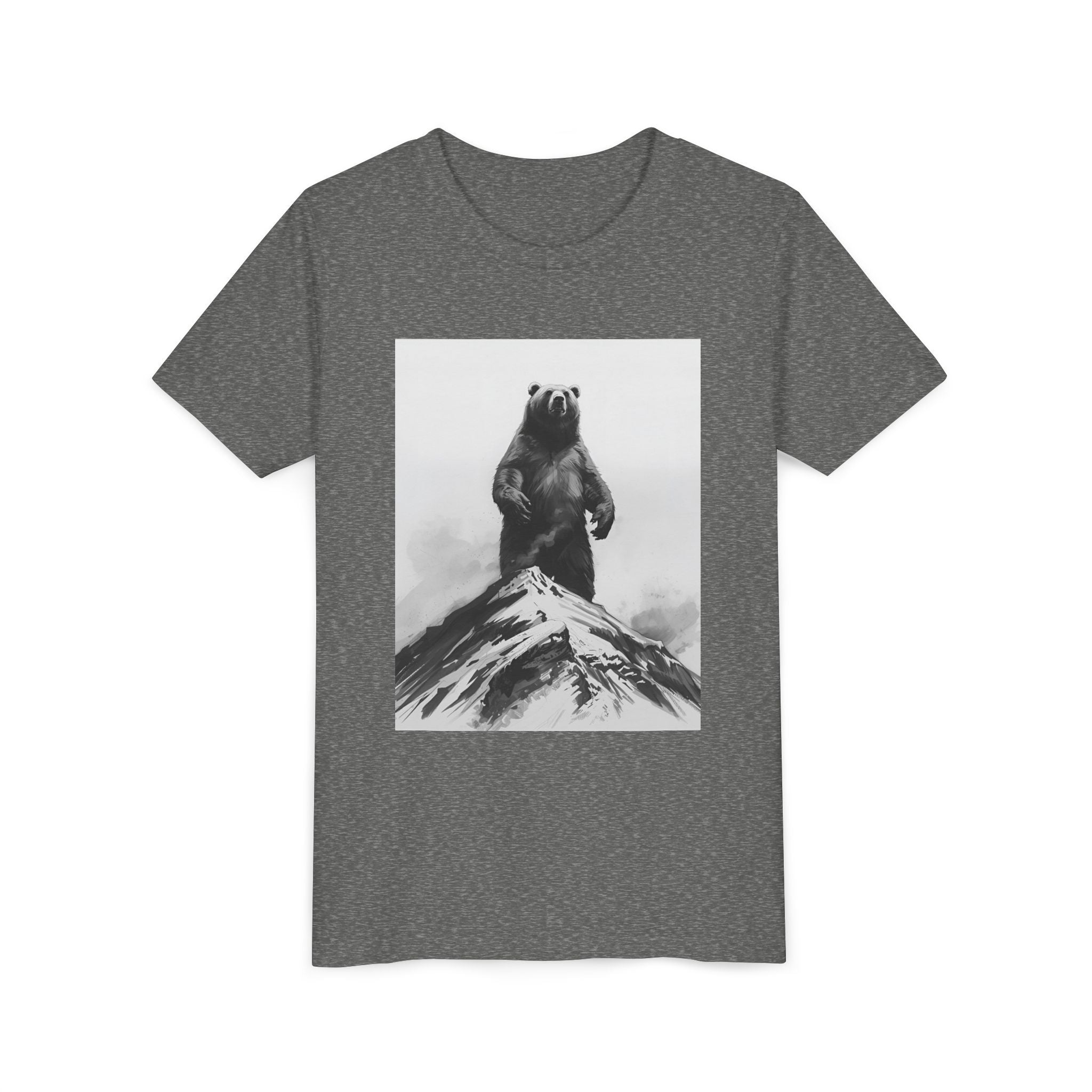 Bear Mountain Snow Youth Short Sleeve Tee