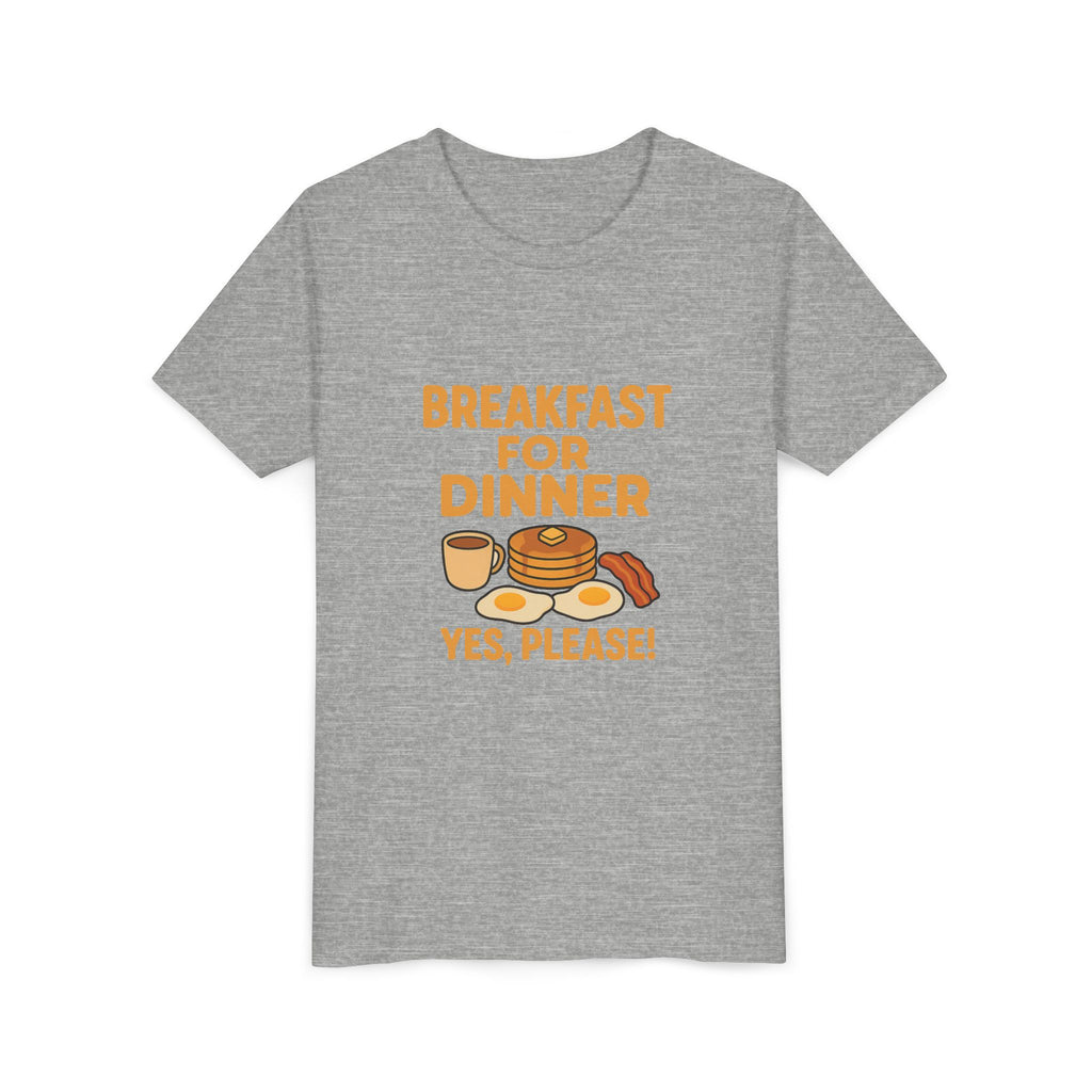 Breakfast For Dinner Youth Short Sleeve Tee