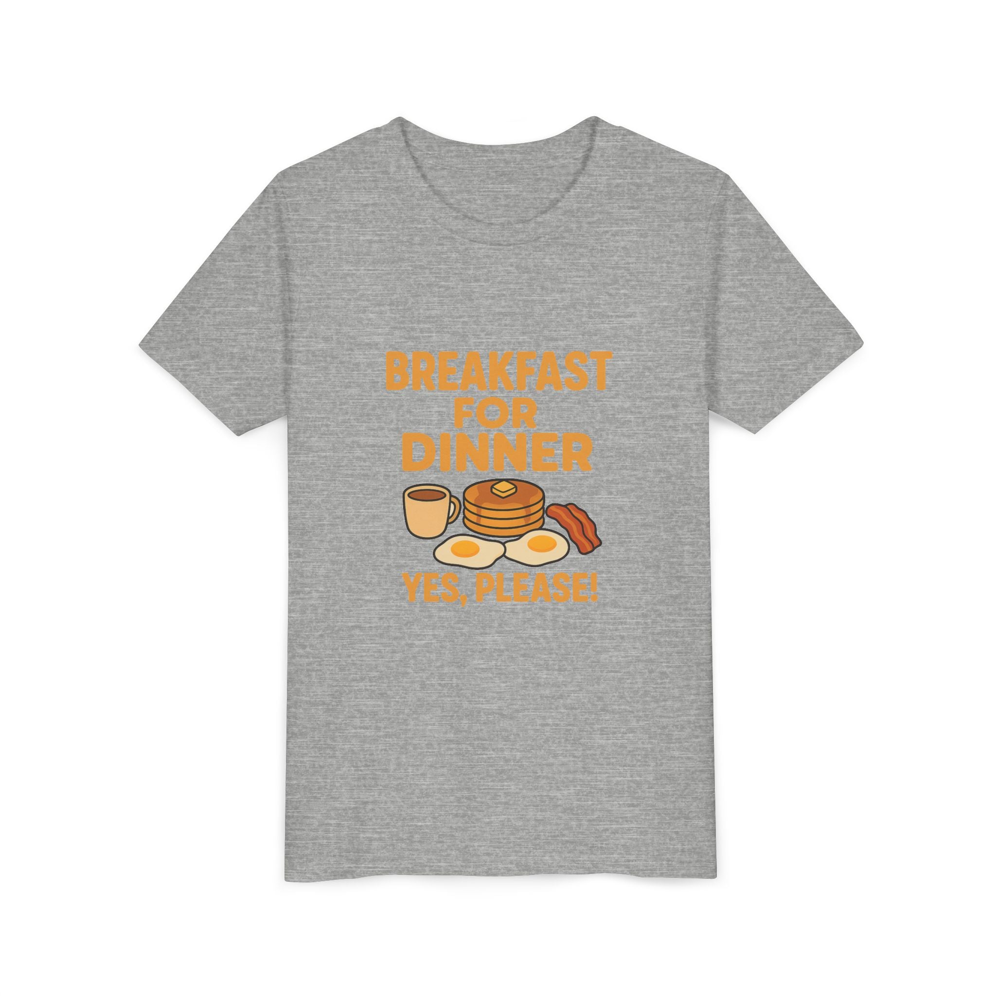 Breakfast For Dinner Youth Short Sleeve Tee