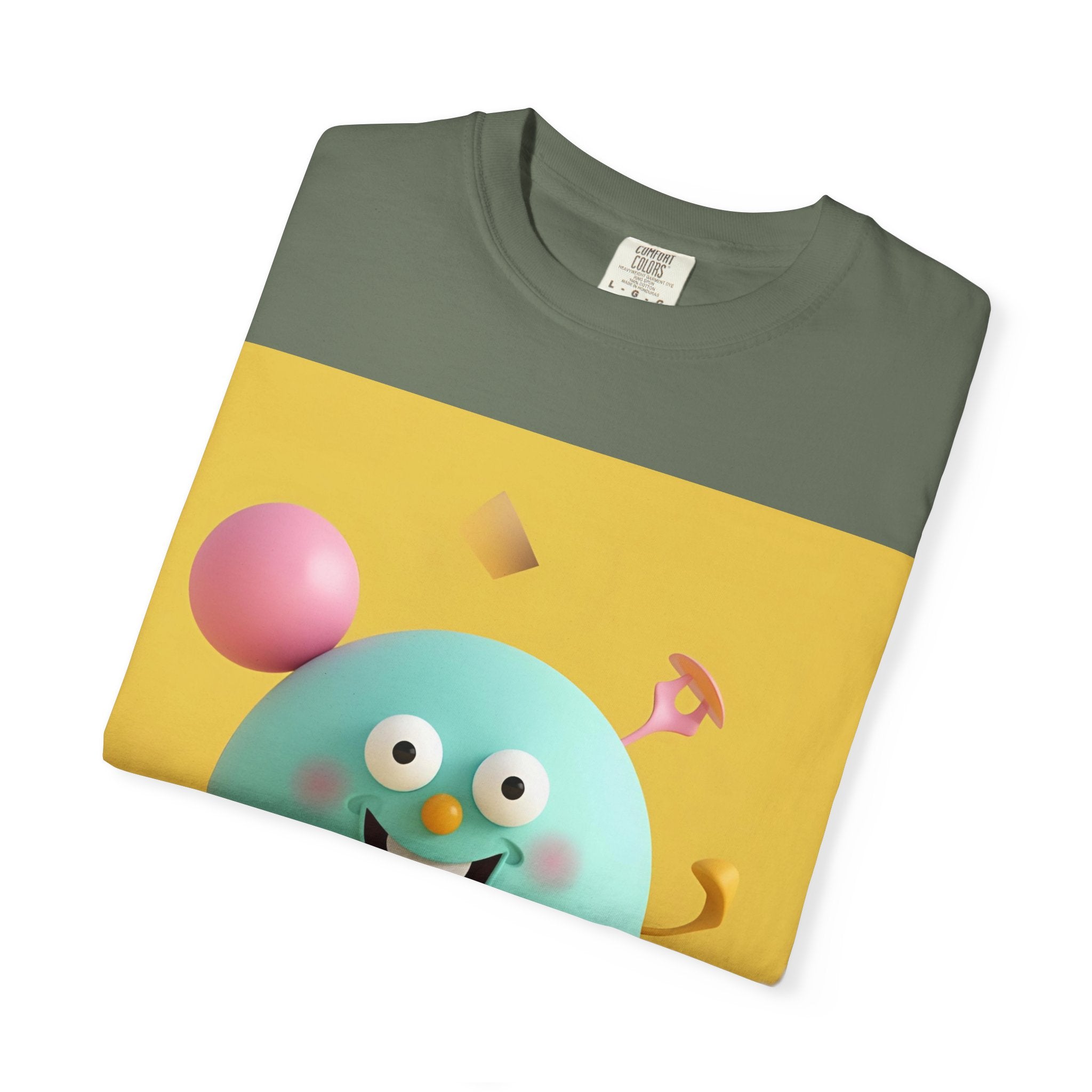 Playful Colorful Cartoon T-Shirt for Fun-Loving Souls, Graphic Tee, Gift for Kids & Adults, Birthday Party Outfit, Casual Wear, Housewarming Gift