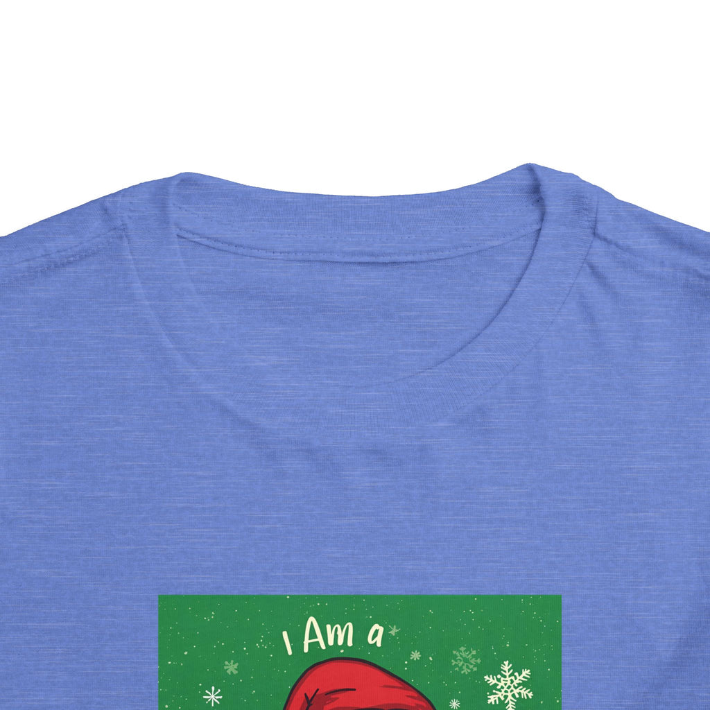 I Am A Christmas Baby Toddler Short Sleeve Tee
